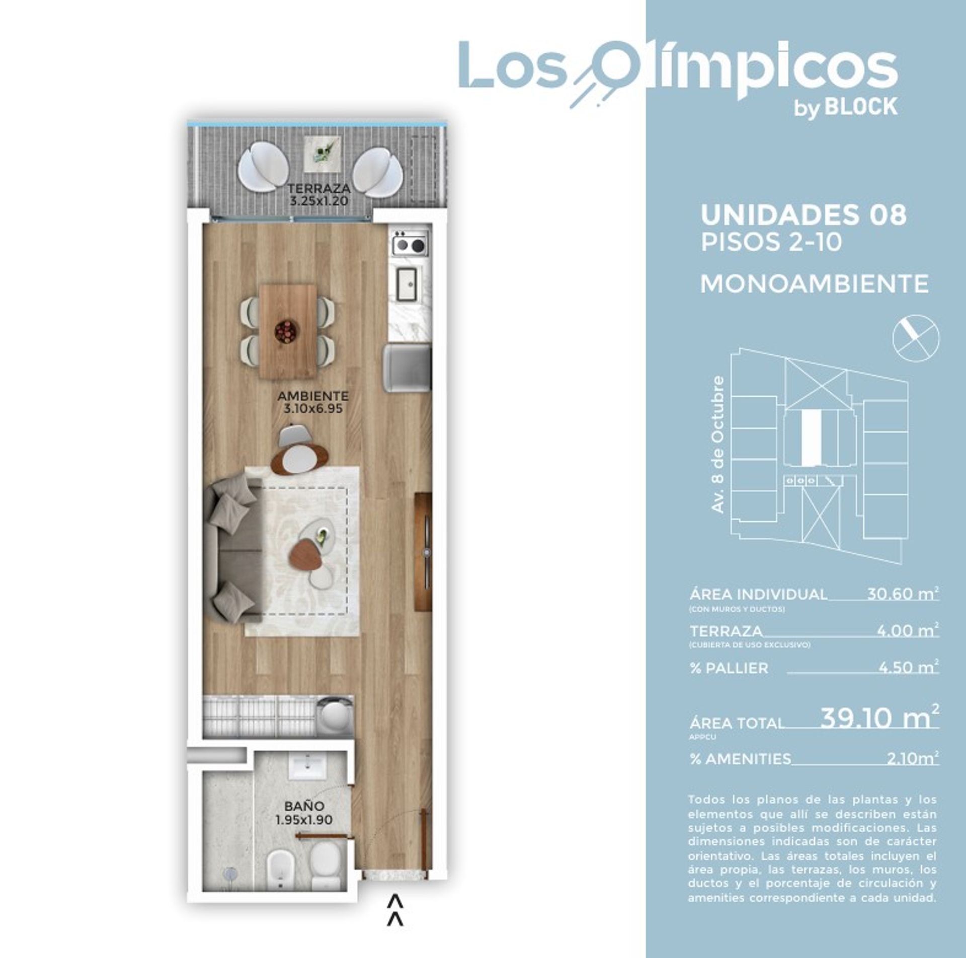 Venta Monoambiente C RENTA La Blanqueada - 6