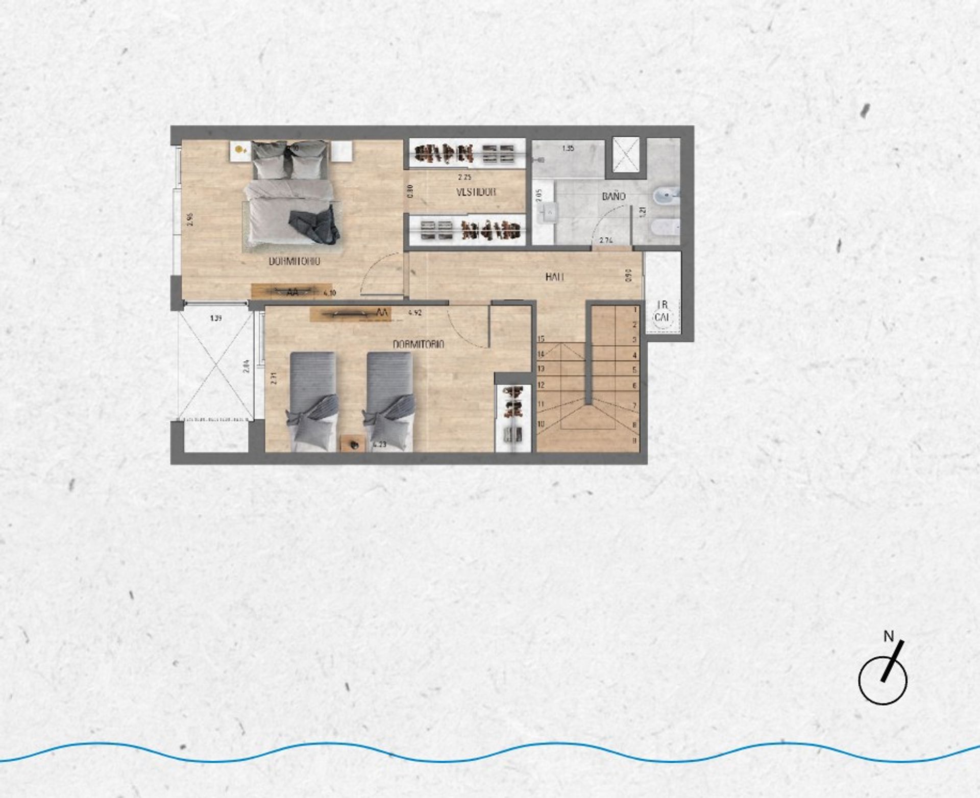 VENTA Duplex 3 dormitorios Lago Calcagno - 2