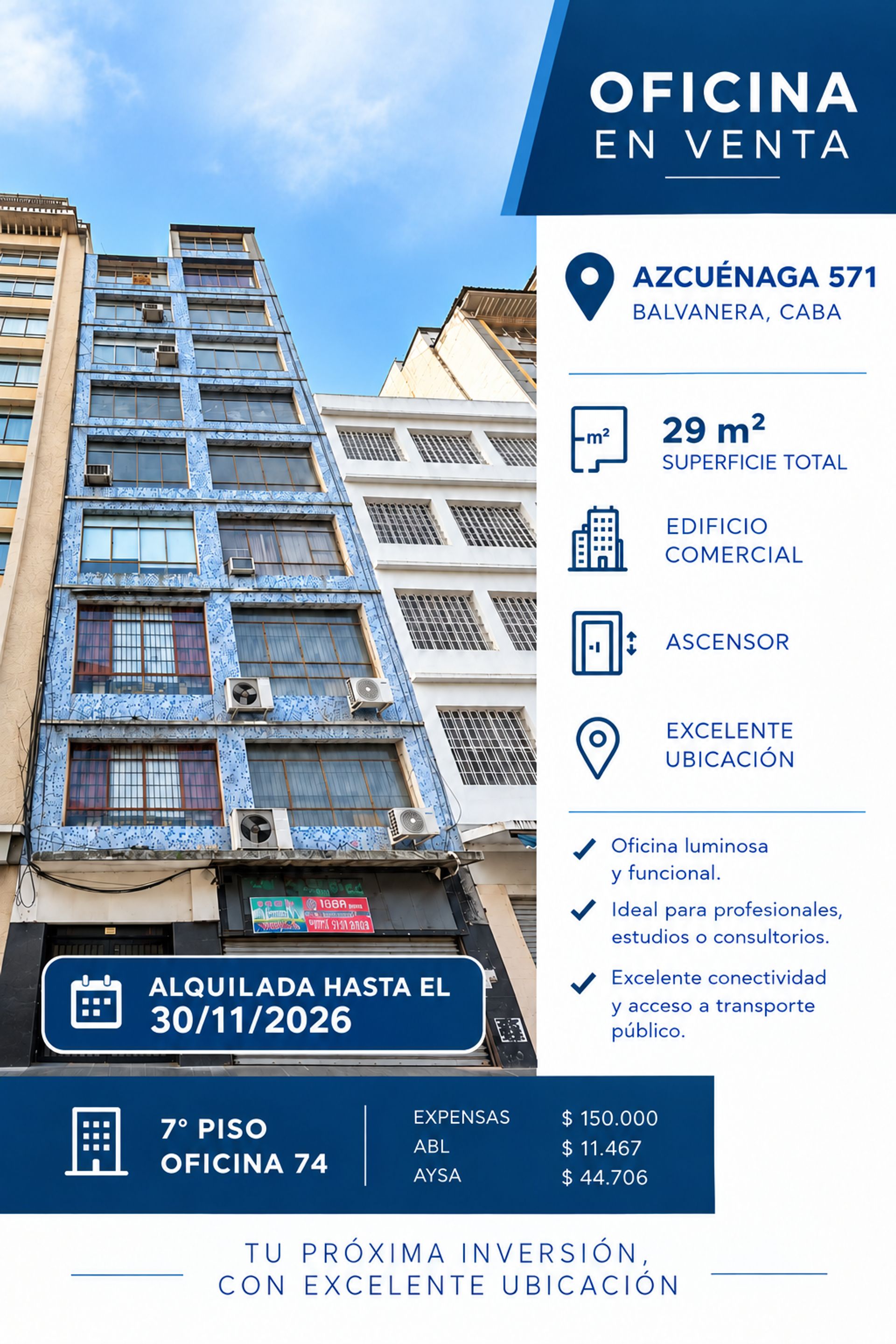 Oficina en Venta en Balvanera, Capital Federal