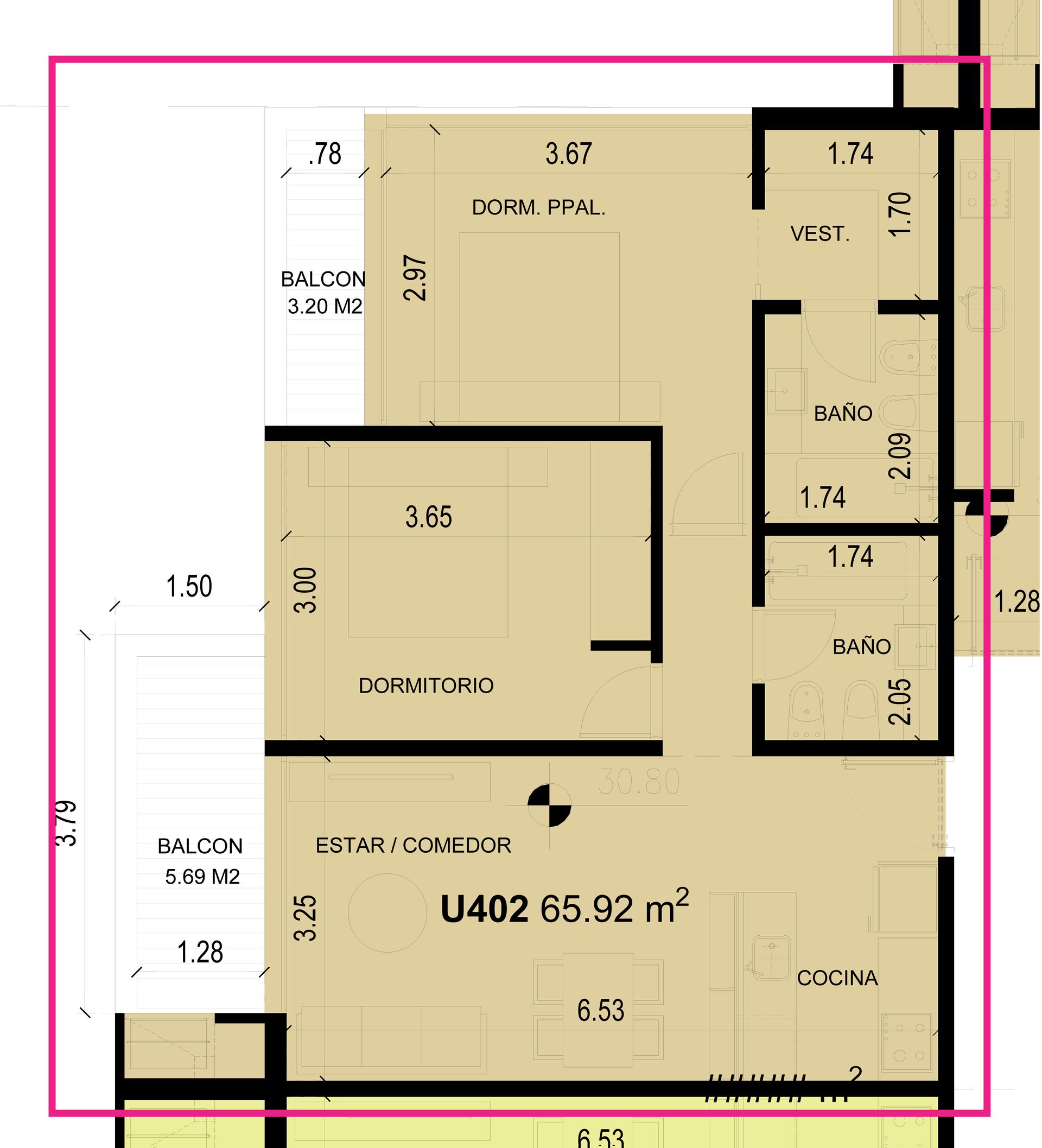 Departamento en VENTA Pinamar RENATA 34 - 6