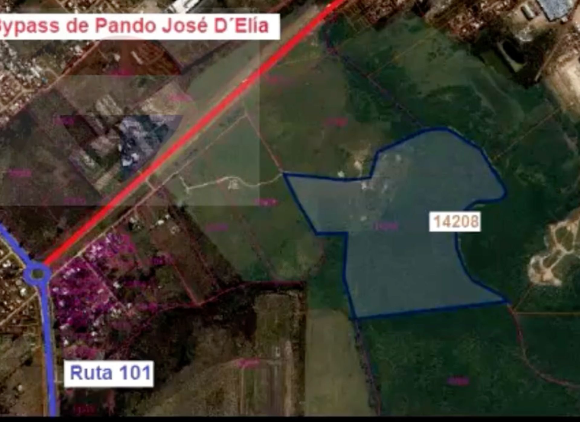 Venta Predio De 25 Há 9196mts , By Pass Pando - 2