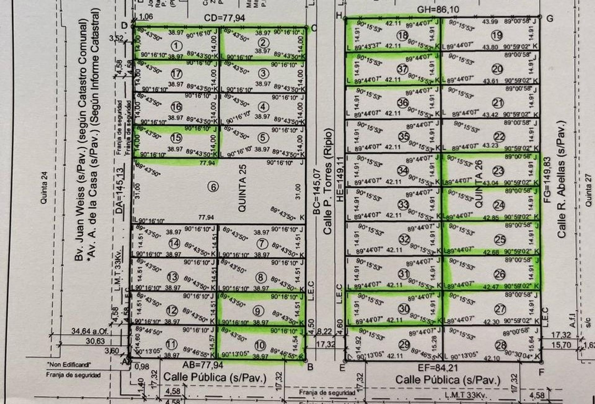 Lote en Venta en Castellanos, Santa Fe