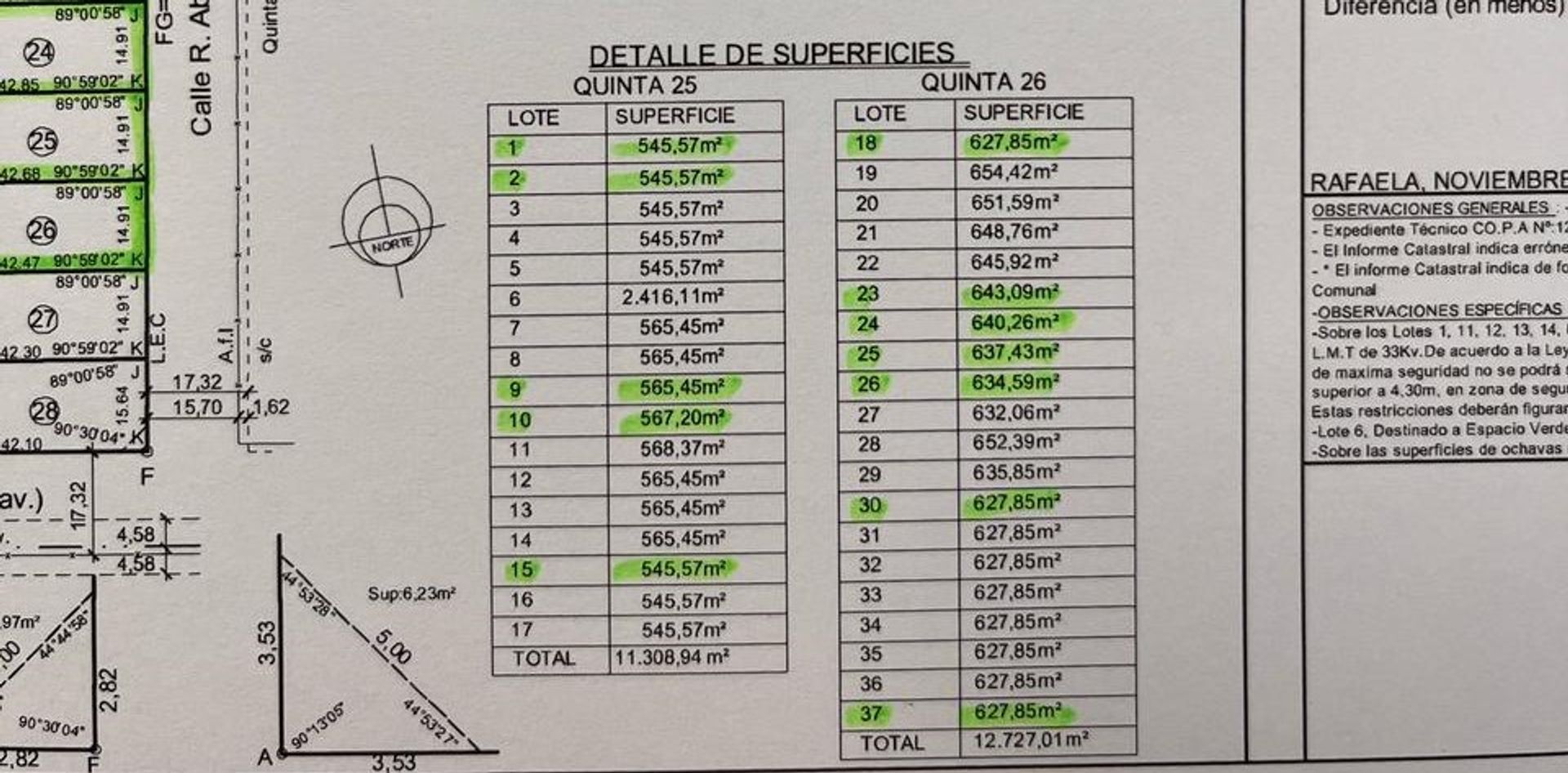 Lote en Venta en Castellanos, Santa Fe