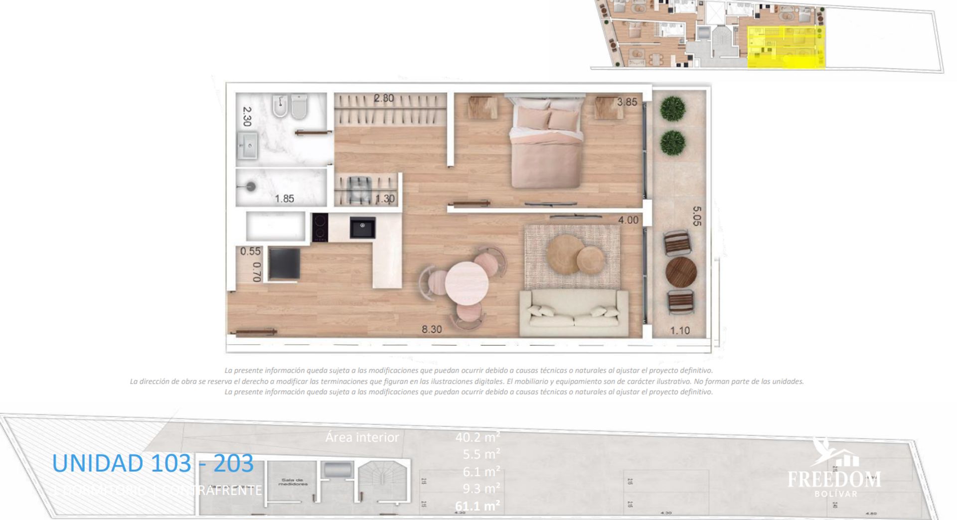 VENTA 1 DORM , TERRAZA, POCITOS, POZO - 10