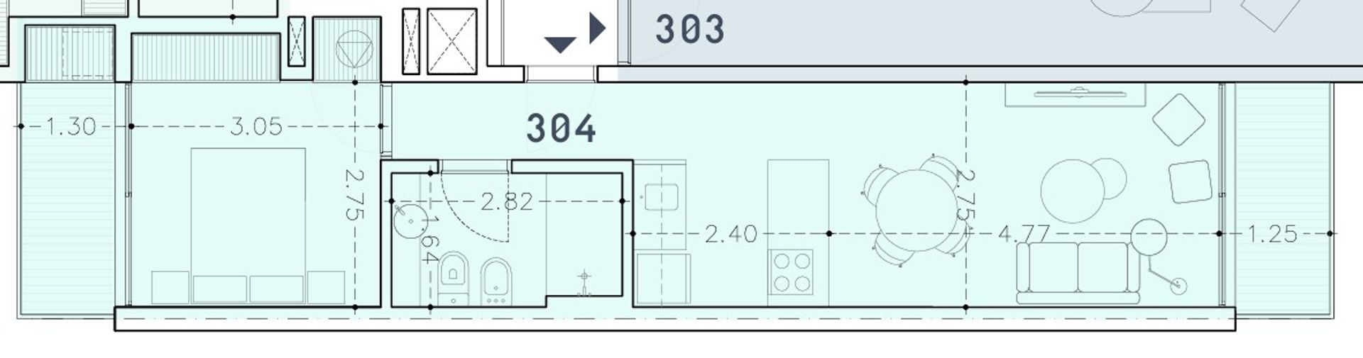 Uy Solano Venta 1 dormitorio en Punta Carretas - 3
