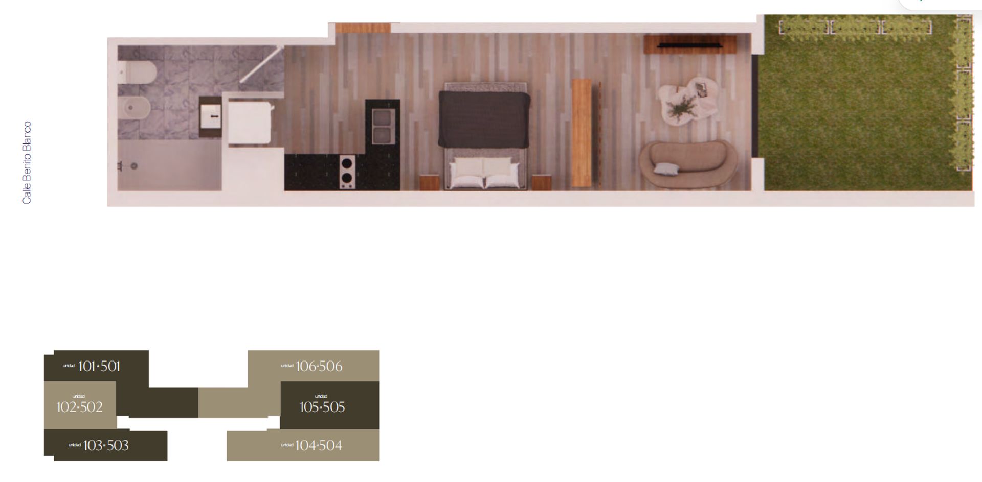 Venta Monoambiente en Pocitos Nuevo - 2