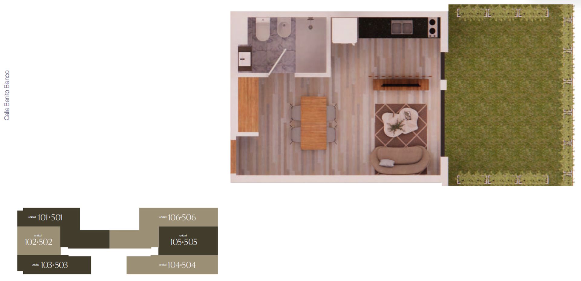 Venta Monoambiente en Pocitos Nuevo - 3