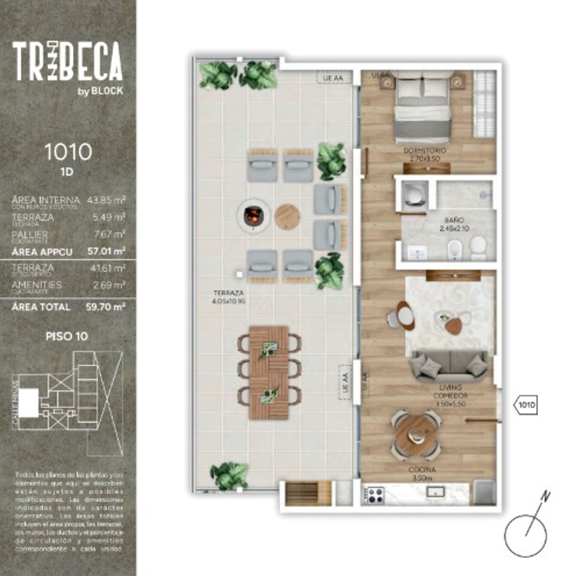 Venta 1 dormitorio en Pozo - 1