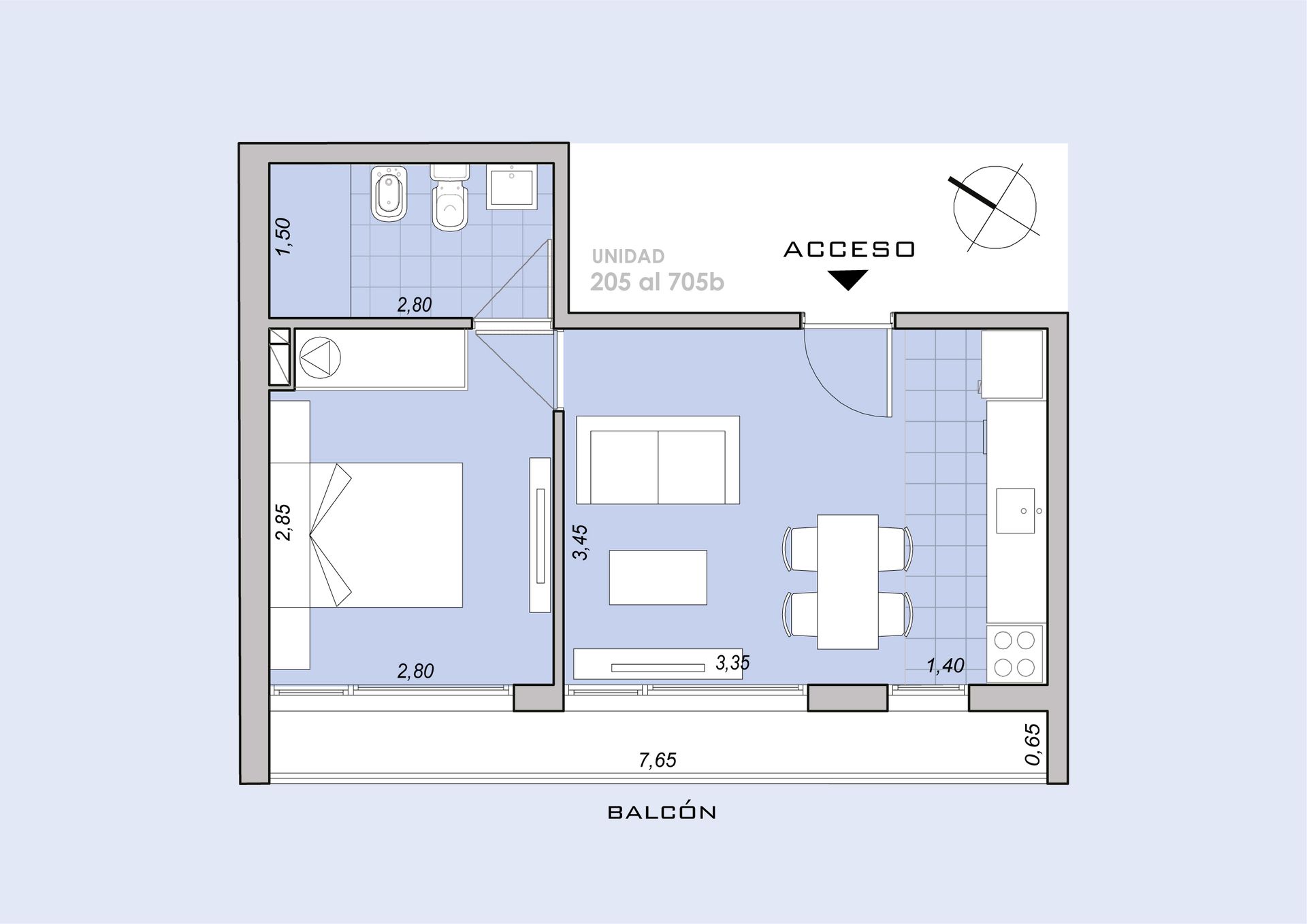 VENTA APARTAMENTO 1 DORMITORIO EN LA BLANQUEADA - 11