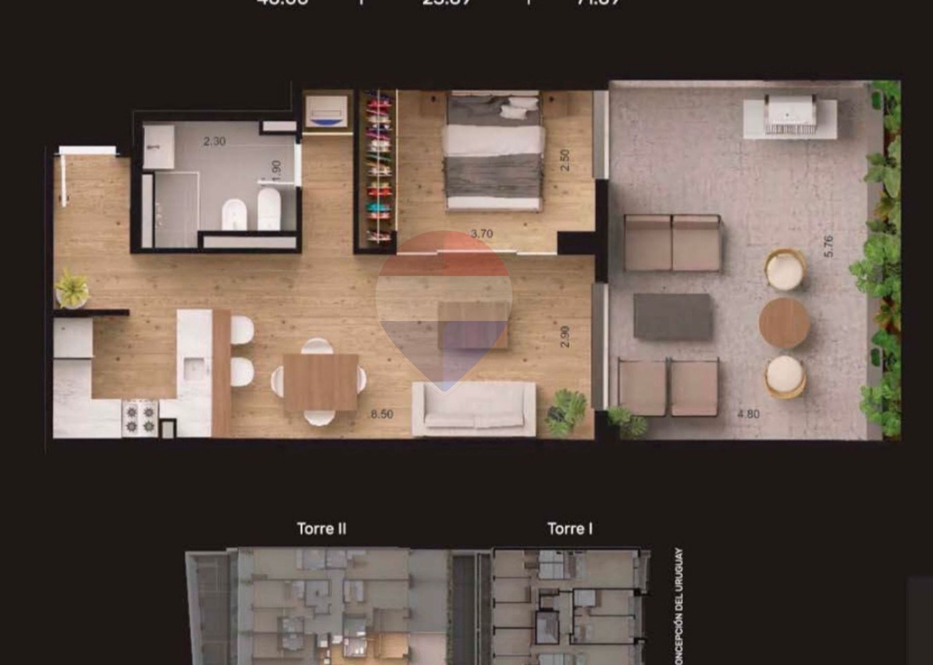 VENTA DEPARTAMENTO 1 DORMITORIO MALVIN A ESTRENAR - 4