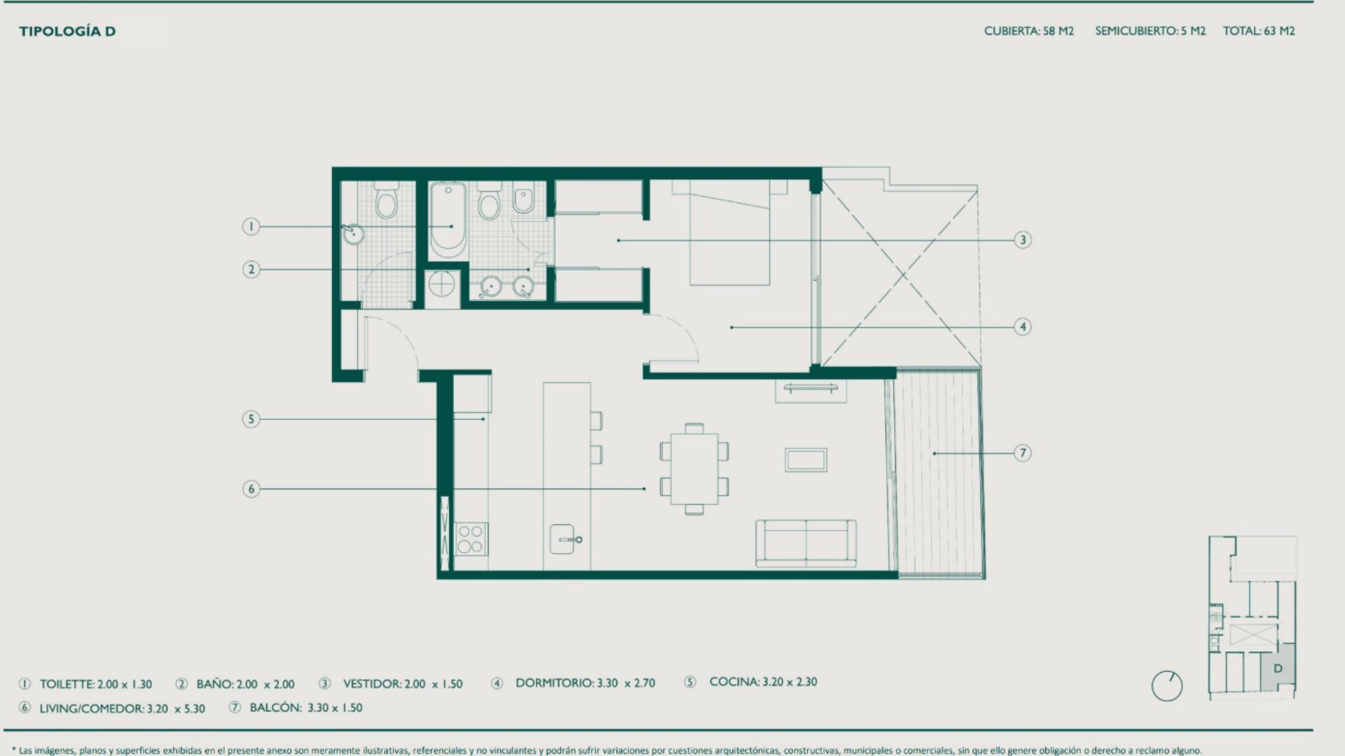 VENTA DEPTO 2 AMB C/BCON. A ESTRENAR - 14