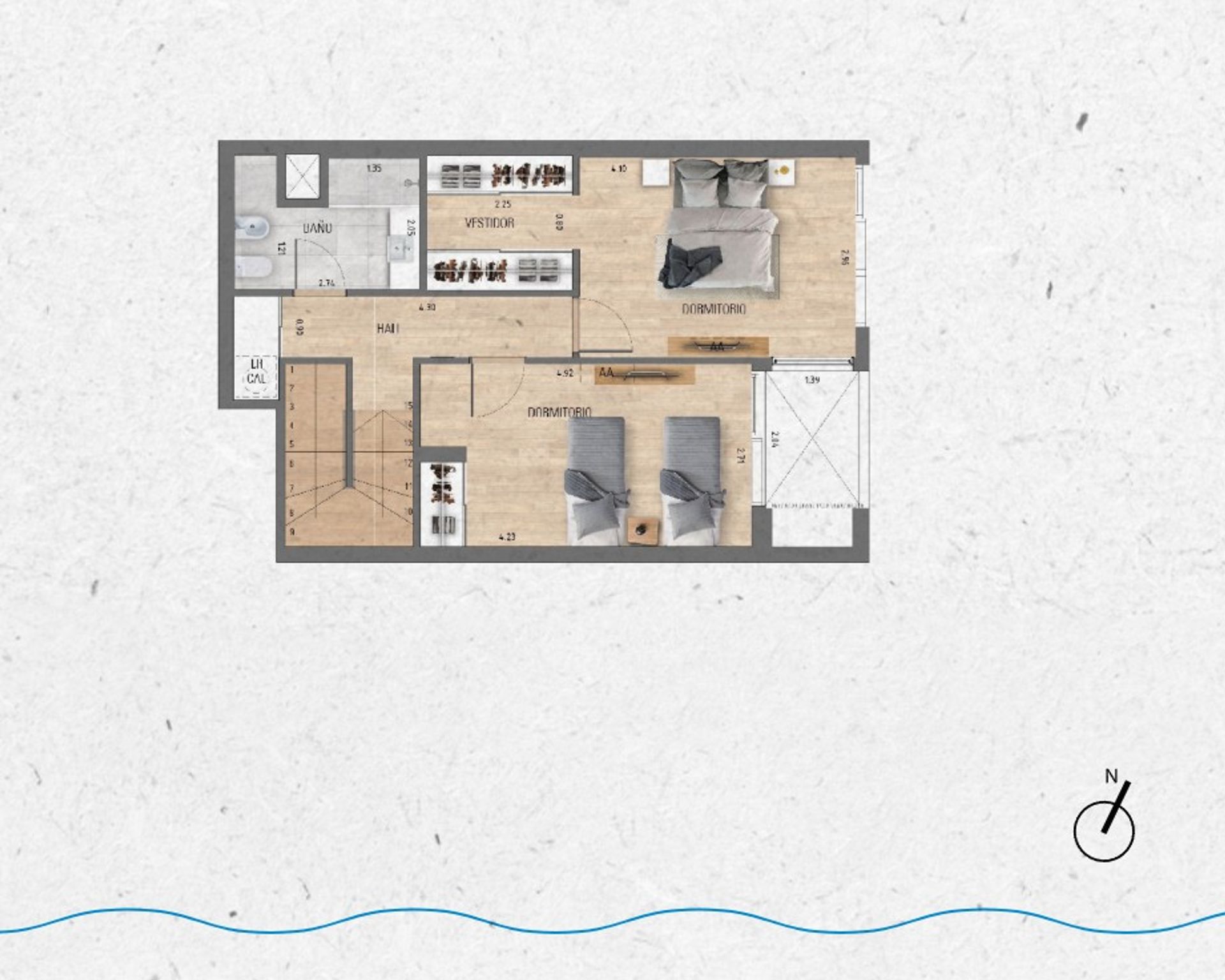 VENTA Duplex 3 dormitorios Lago Calcagno - 2