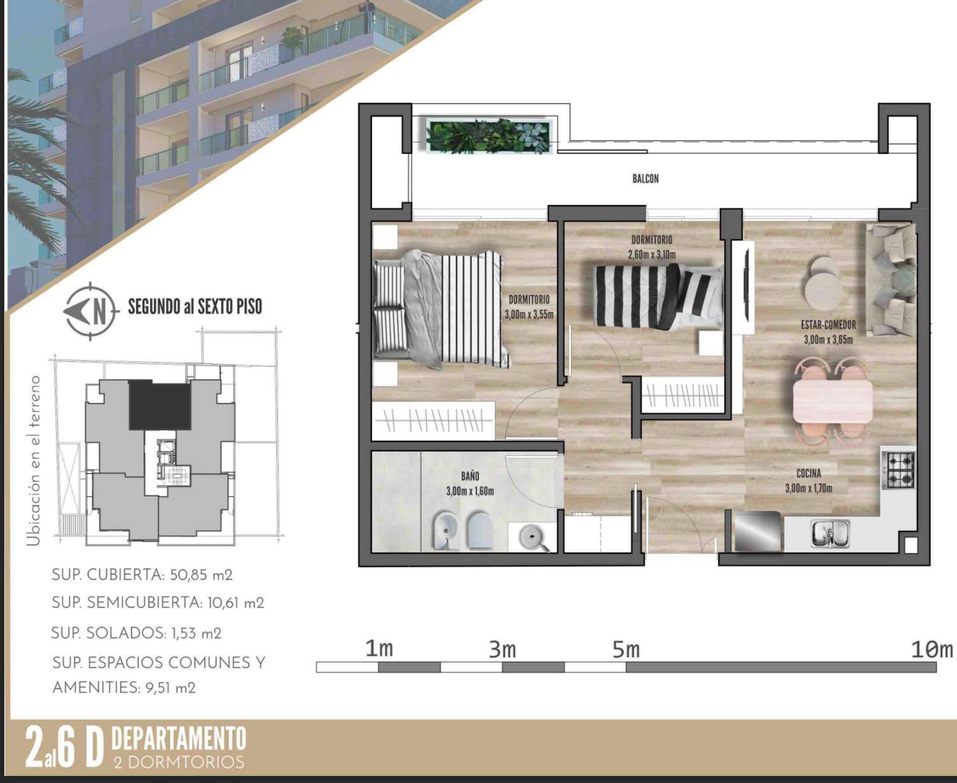VENTA / DEPARTAMENTO CENTRICO / BV. H. YRIGOYEN - 6
