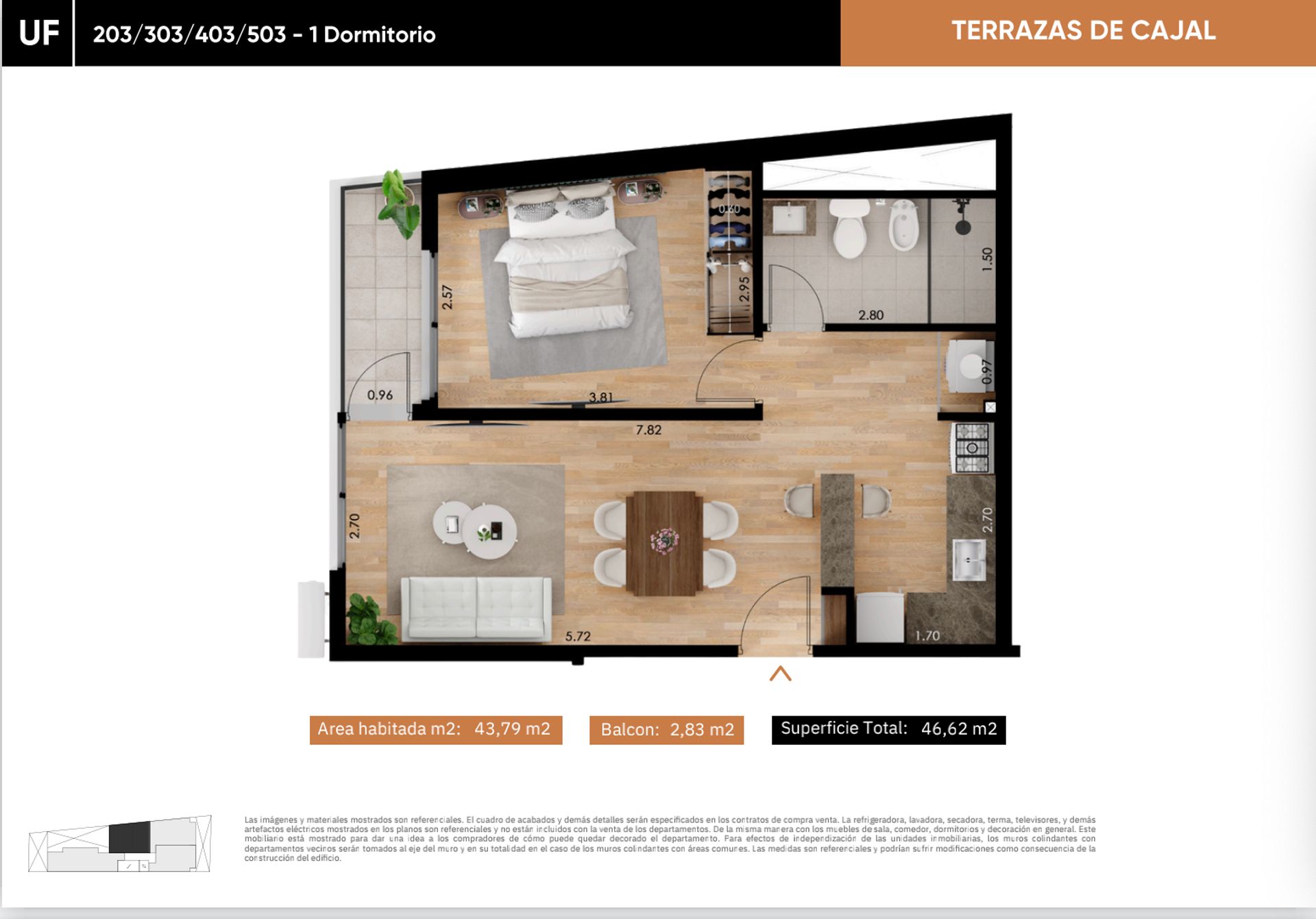 Venta apartamento 1 dormitorio en La Blanqueada - 6