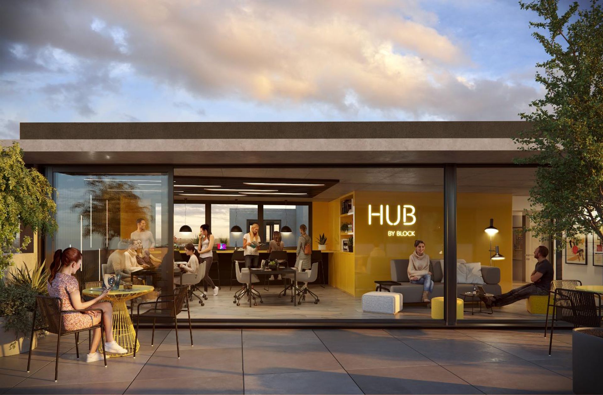 Patio en Hub 1 dorm en Cordon con Amenities 2027 - 4