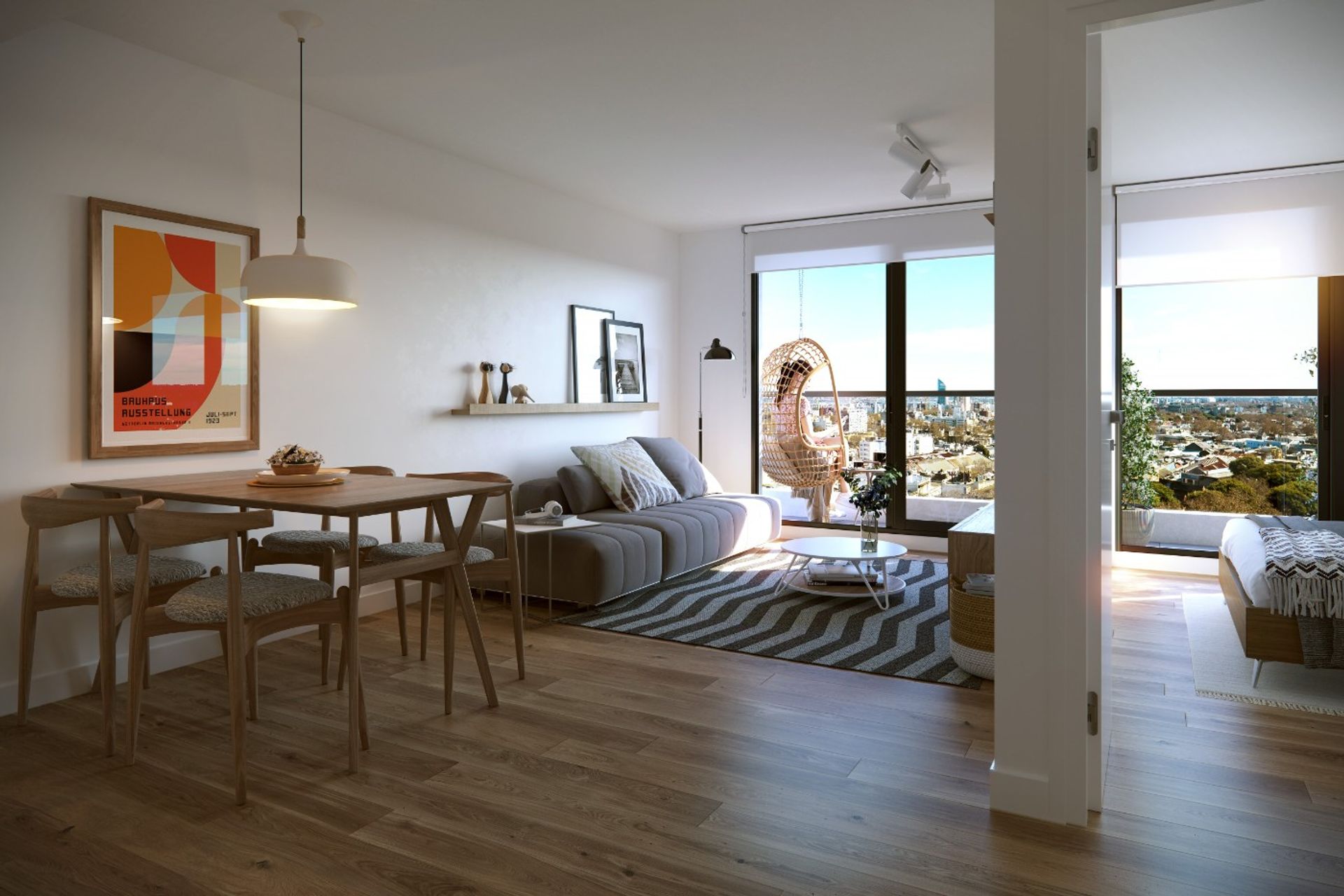 Patio en Hub 1 dorm en Cordon con Amenities 2027 - 11