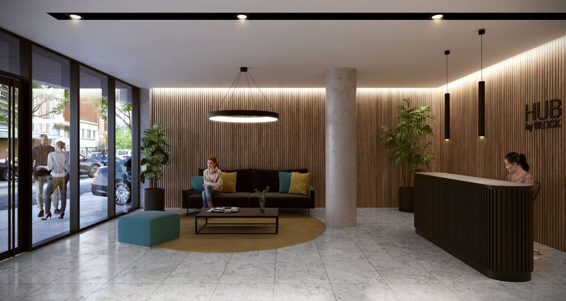 Patio en Hub 1 dorm en Cordon con Amenities 2027 - 6