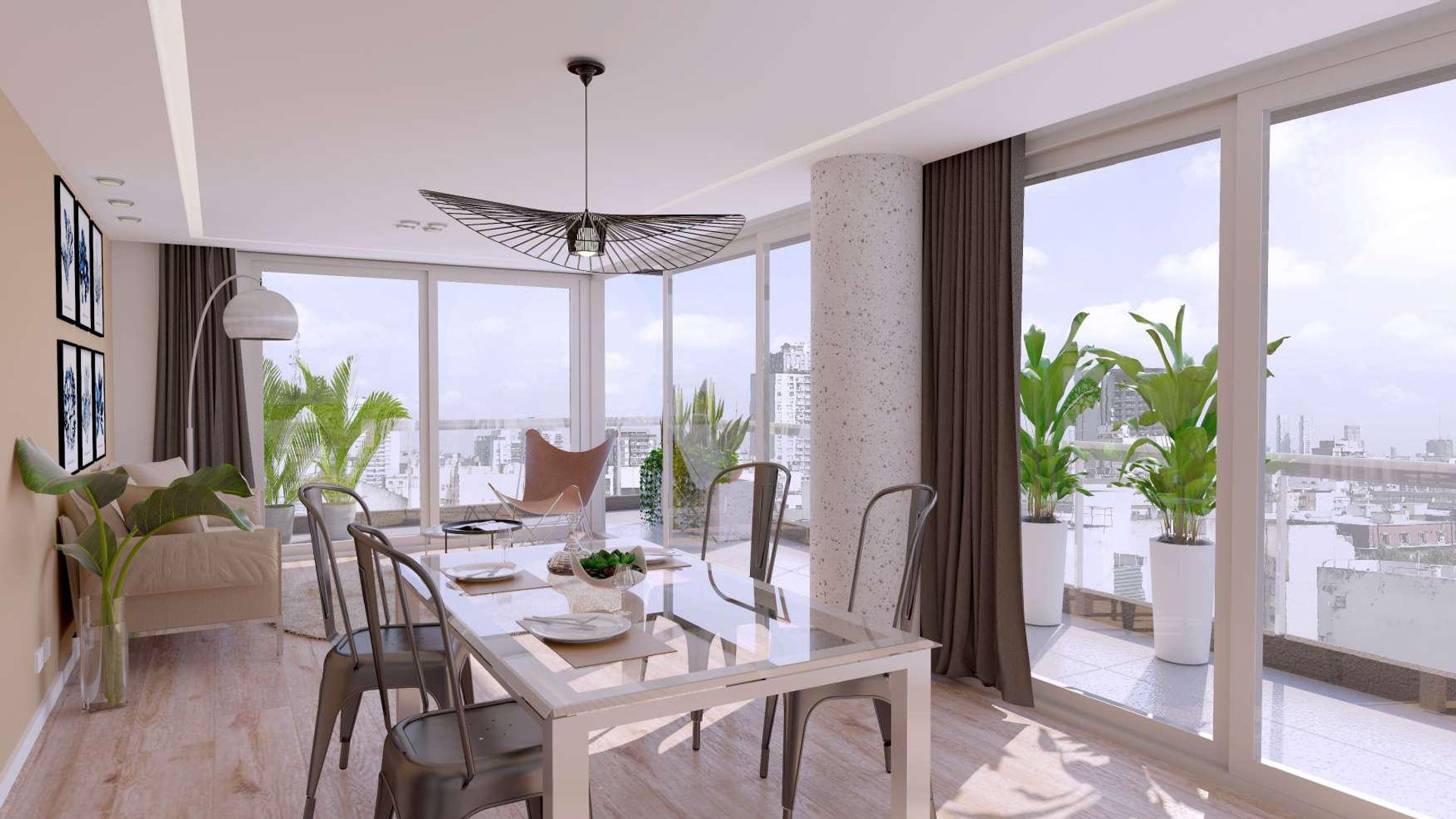Venta monoambiente en piso 6 con balcón - 2