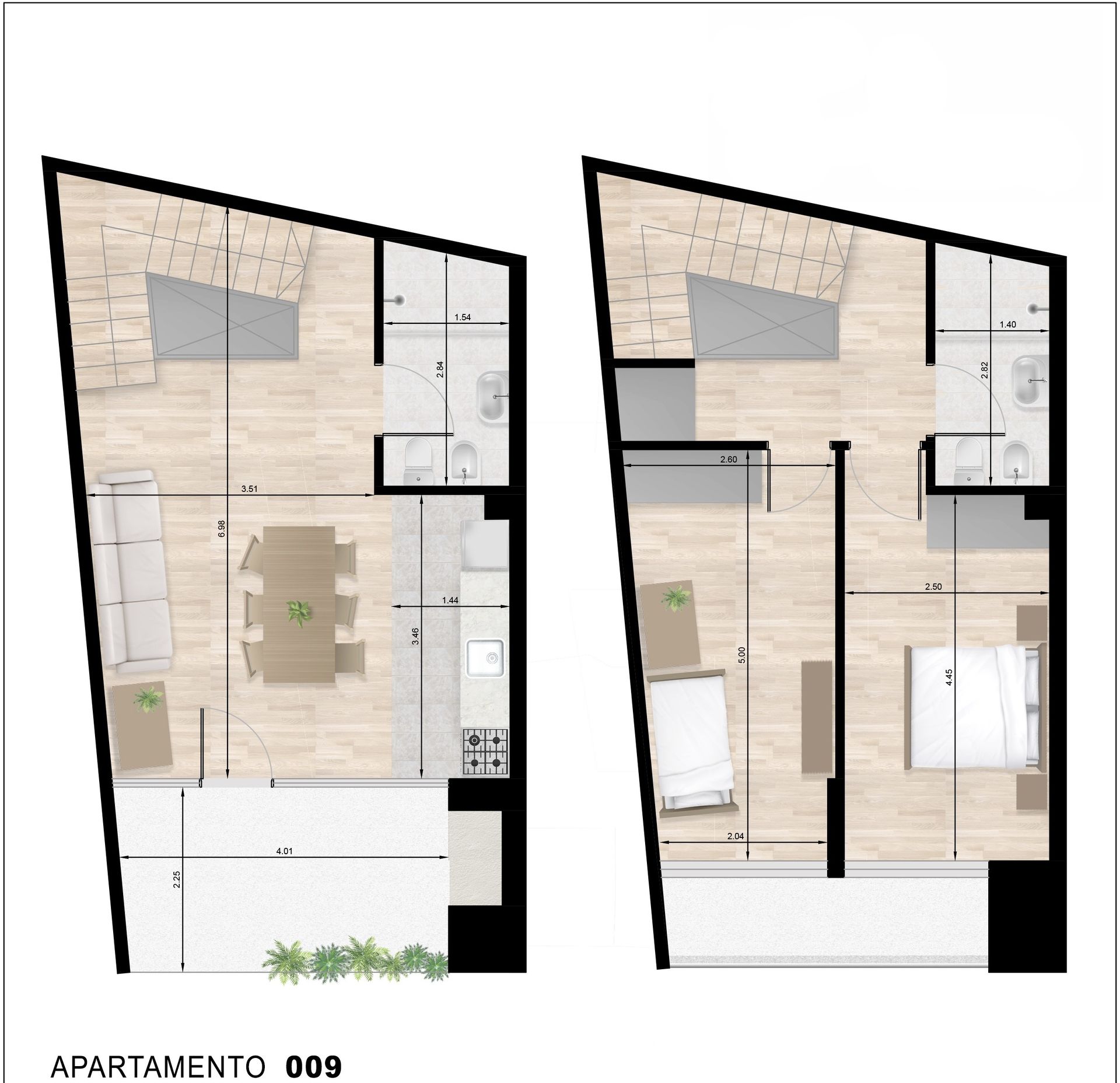 APARTAMENTO 2 DORMITORIOS CON PARRILLA EN 3 CRUCES - 1