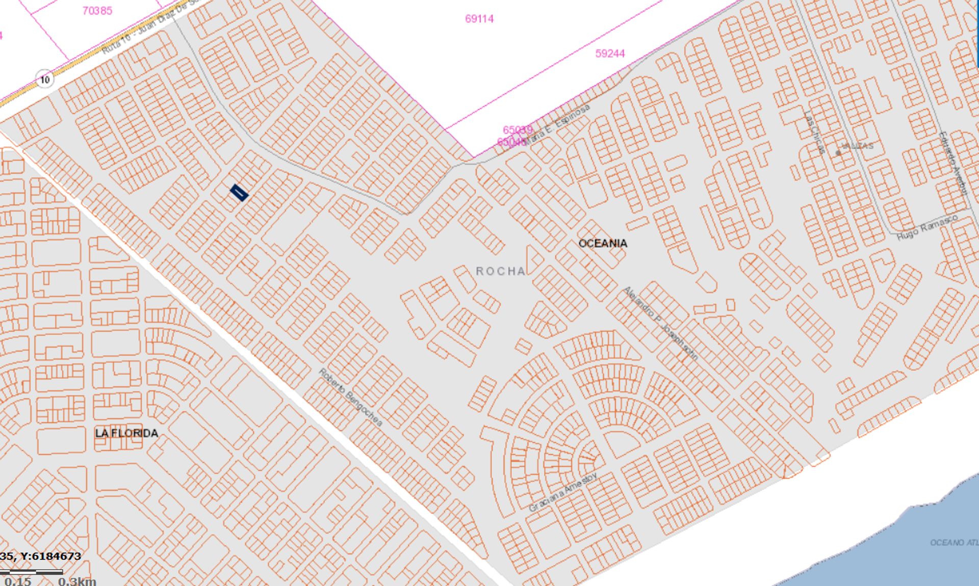 VENTA TERRENO 608 m2 - OCEANIA DEL POLONIO - ROCHA - 2