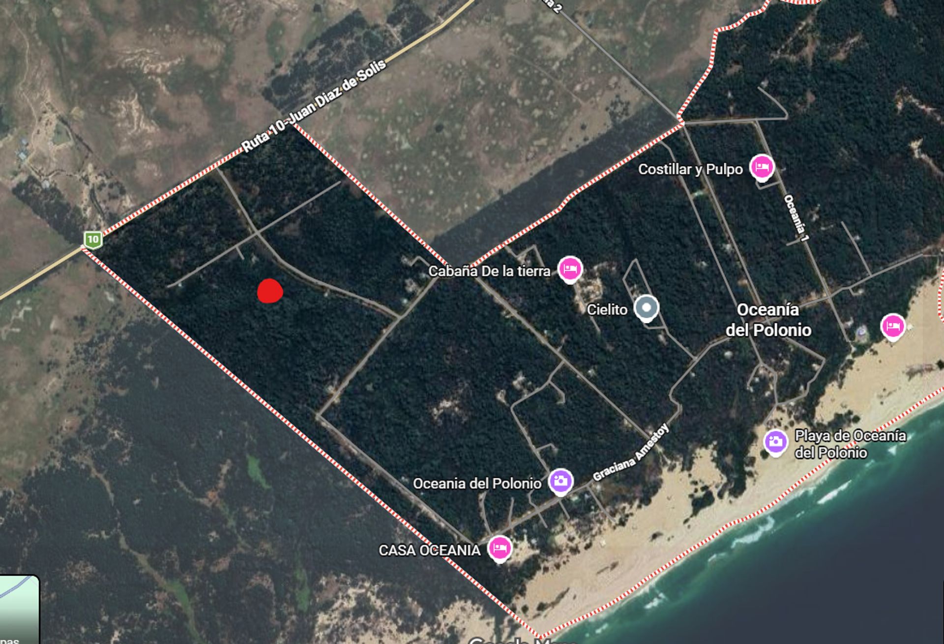 VENTA TERRENO 608 m2 - OCEANIA DEL POLONIO - ROCHA - 1