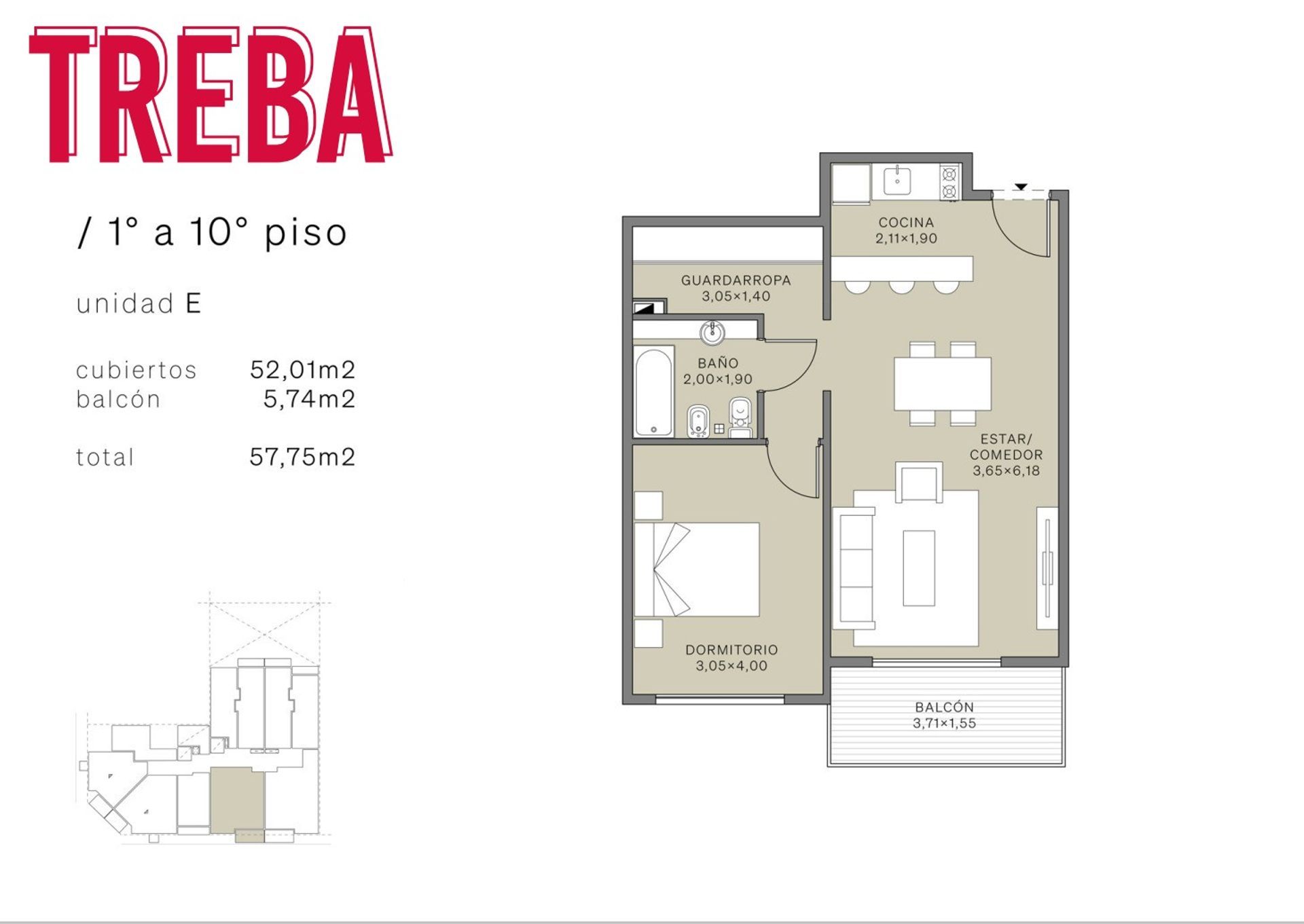 Venta Monserrat 2 Amb + escri Balc&oacute;n Amenities - 5