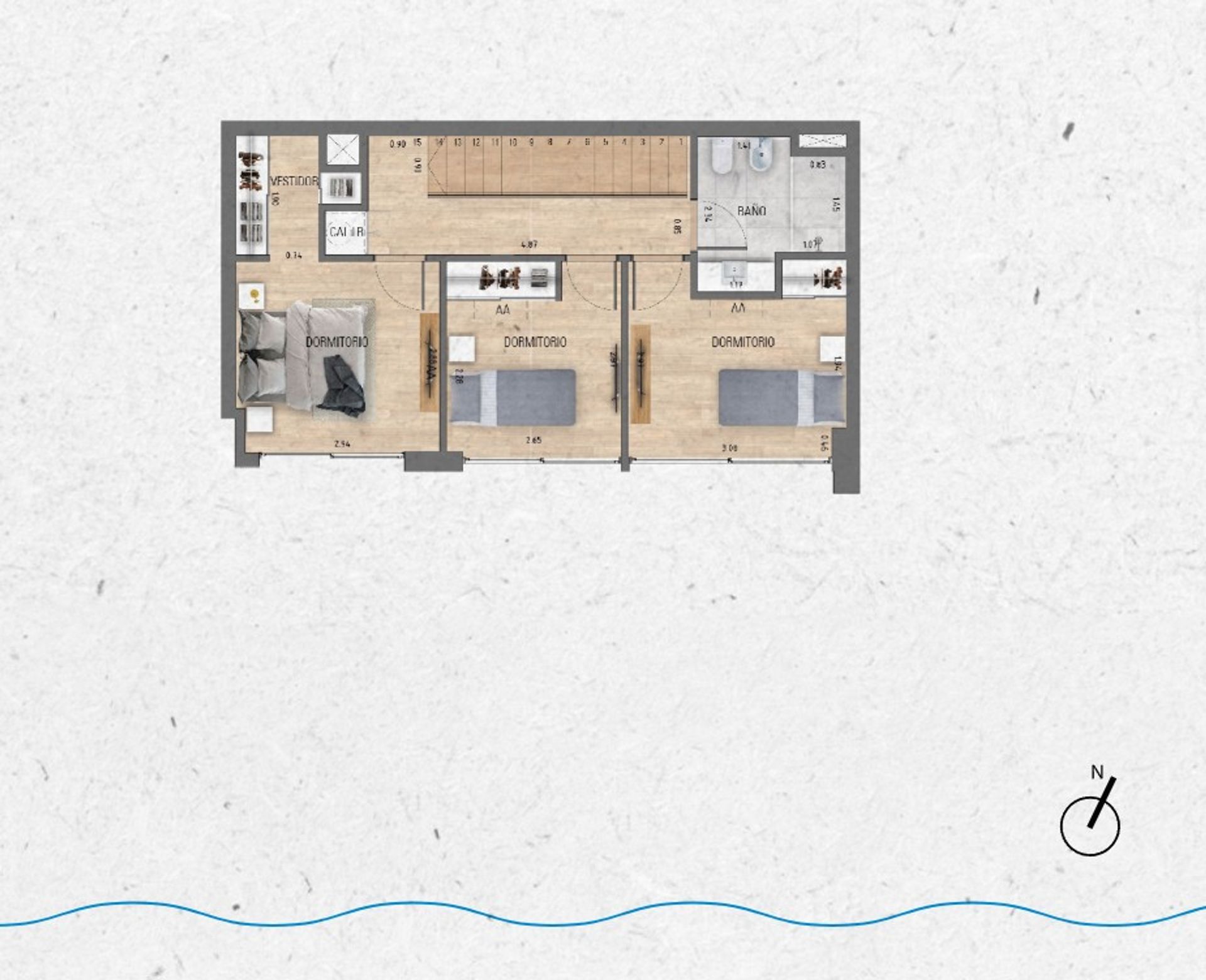VENTA Duplex 3 dormitorios Lago Calcagno - 2