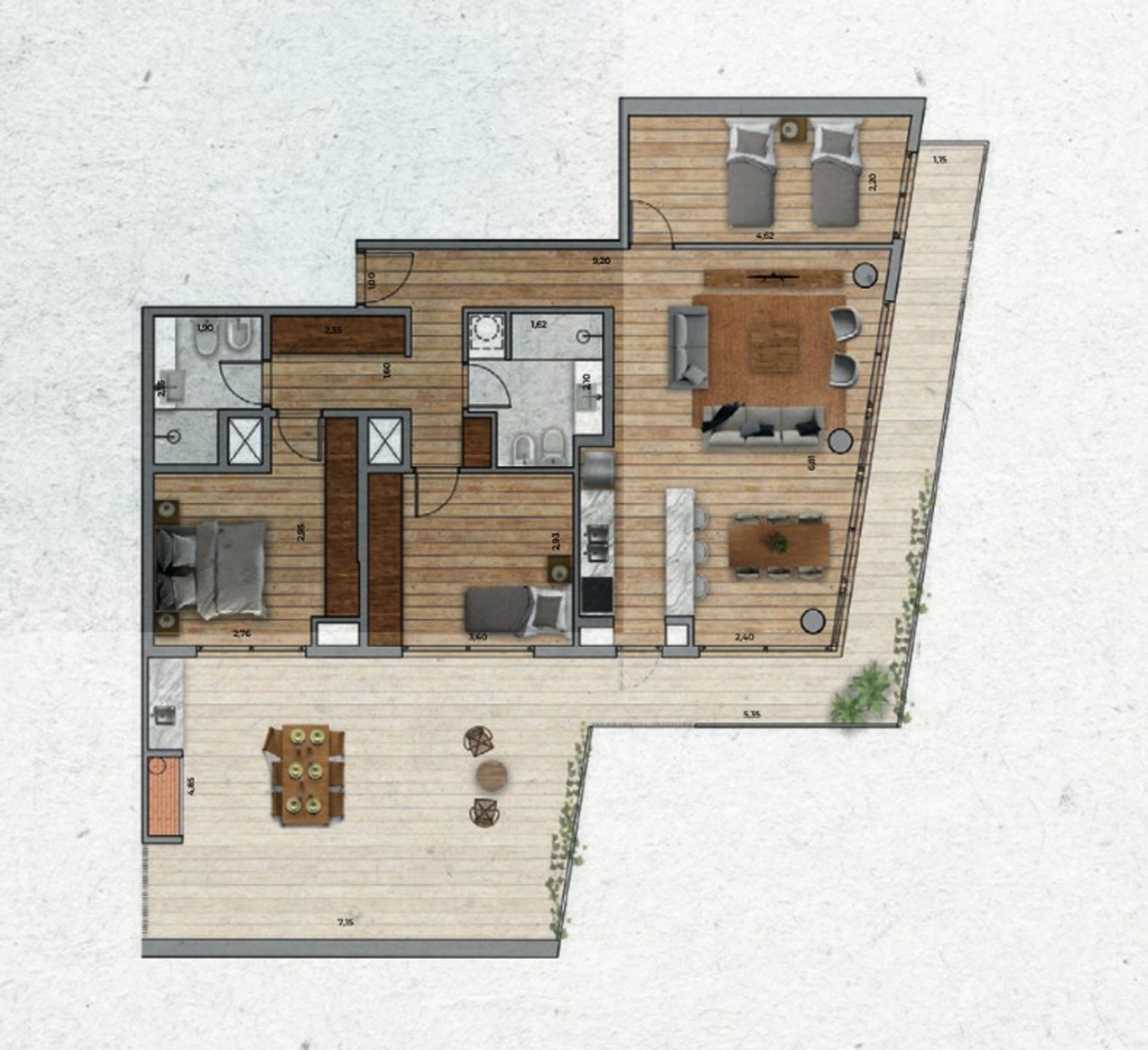VENTA Apartamento de 3 dormitorios PUNTA CARRETAS - 5