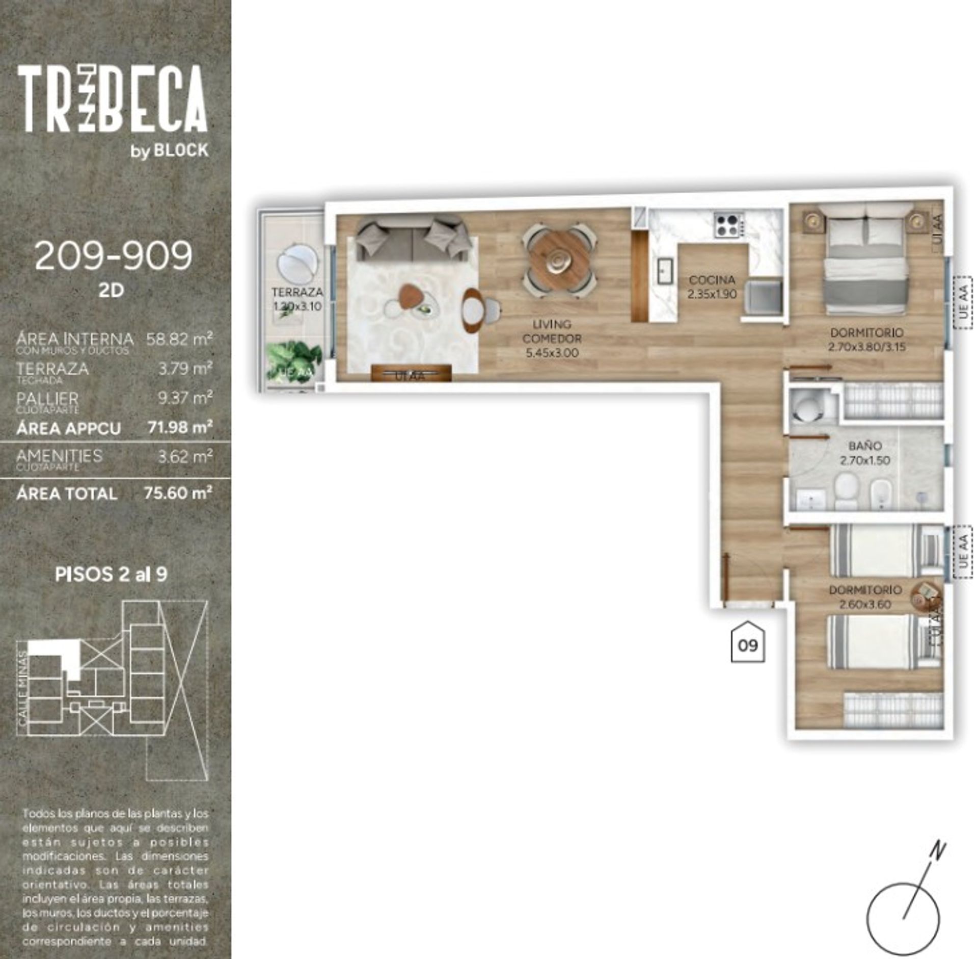 Venta 2 dormitorio en Pozo Cordon Mar 2029 - 17