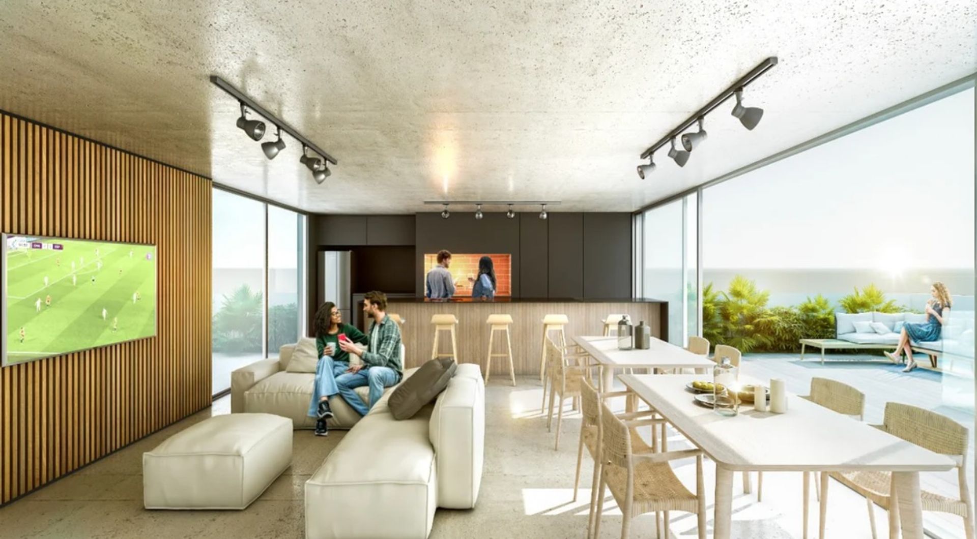 Venta 1 dormitorio con Patio en WTC - 4