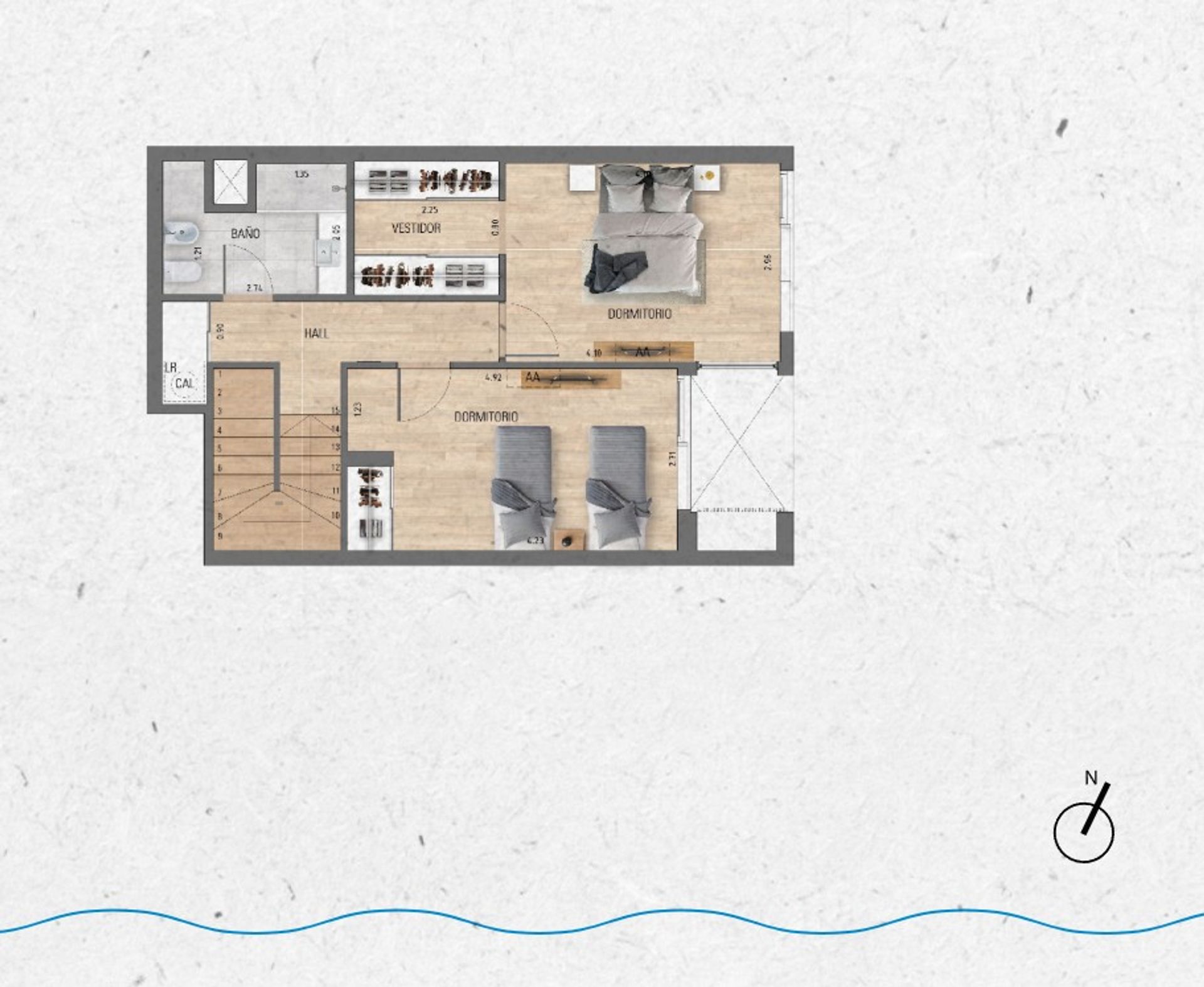 VENTA Duplex 3 dormitorios Lago Calcagno - 2