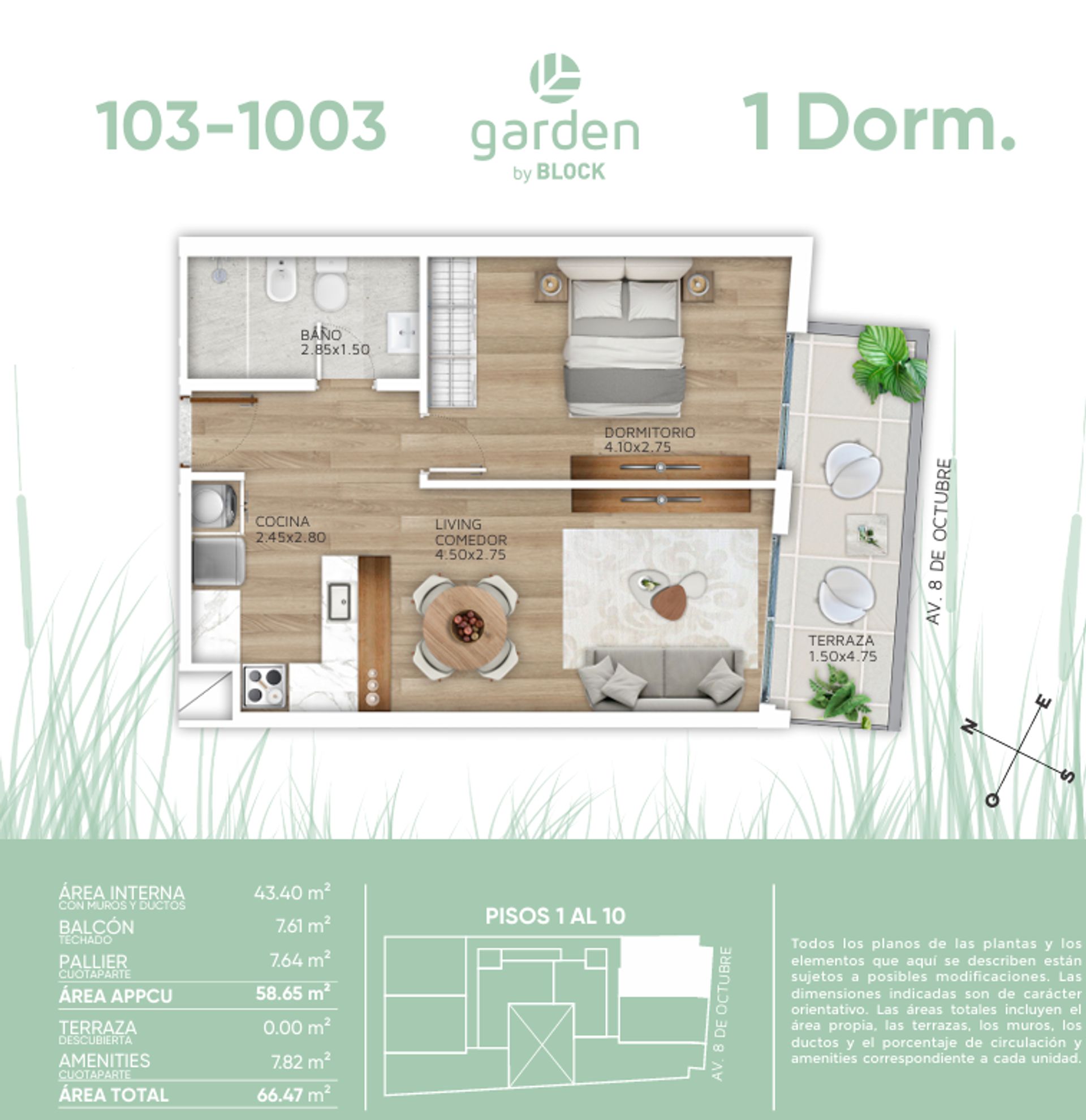 Venta Apartamento 1 Dormitorio La Blanqueada - 19