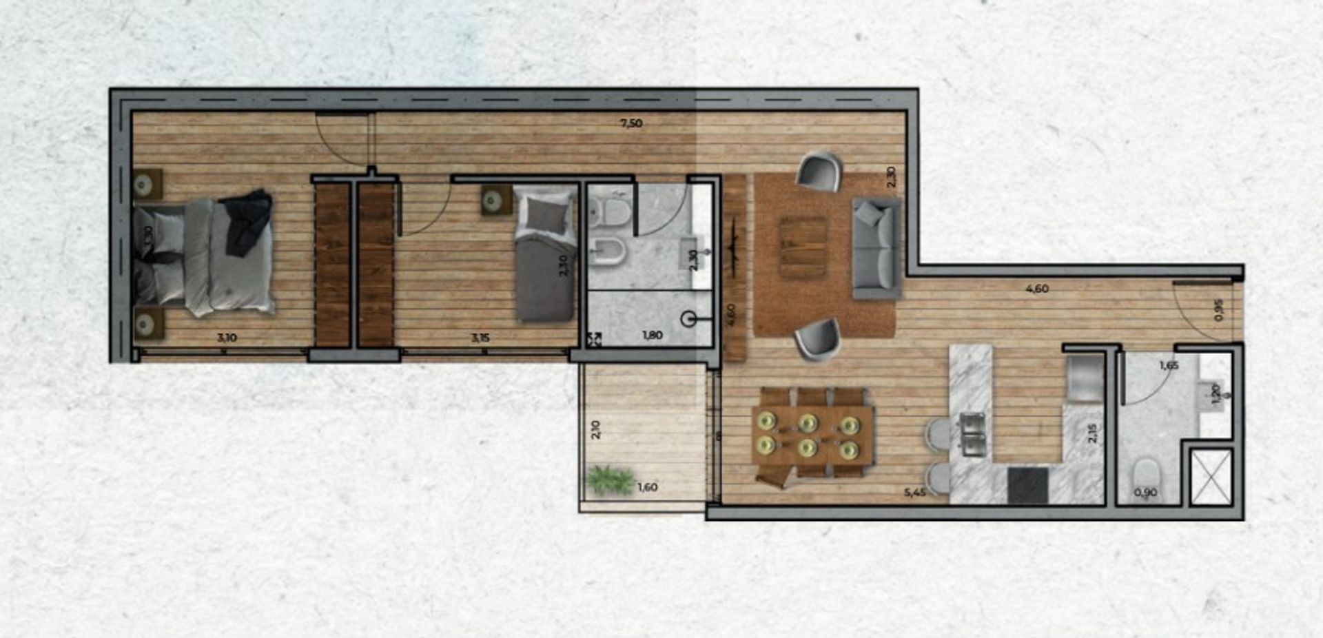 VENTA Apartamento de 2 dormitorios PUNTA CARRETAS - 5