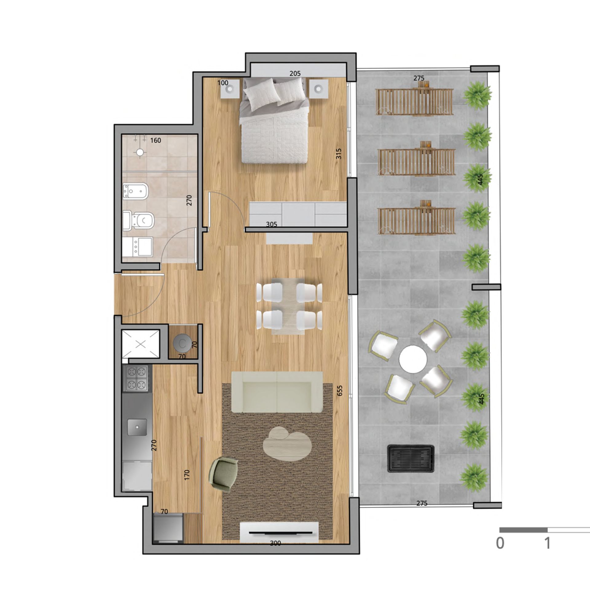Se vende Penthouse 1 dorm. Cordon a estrenar gge - 4