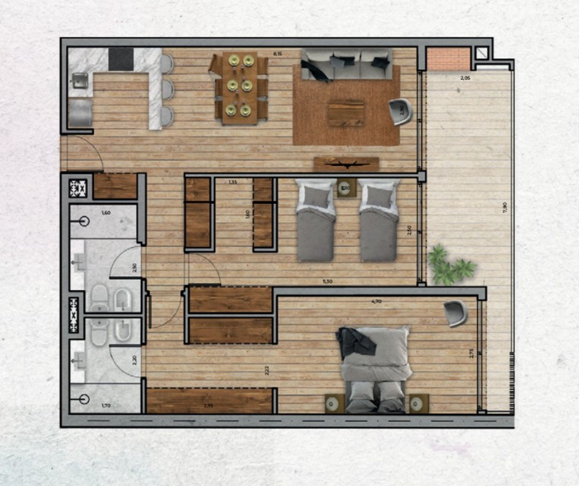 VENTA Apartamento de 2 dormitorios PUNTA CARRETAS - 5