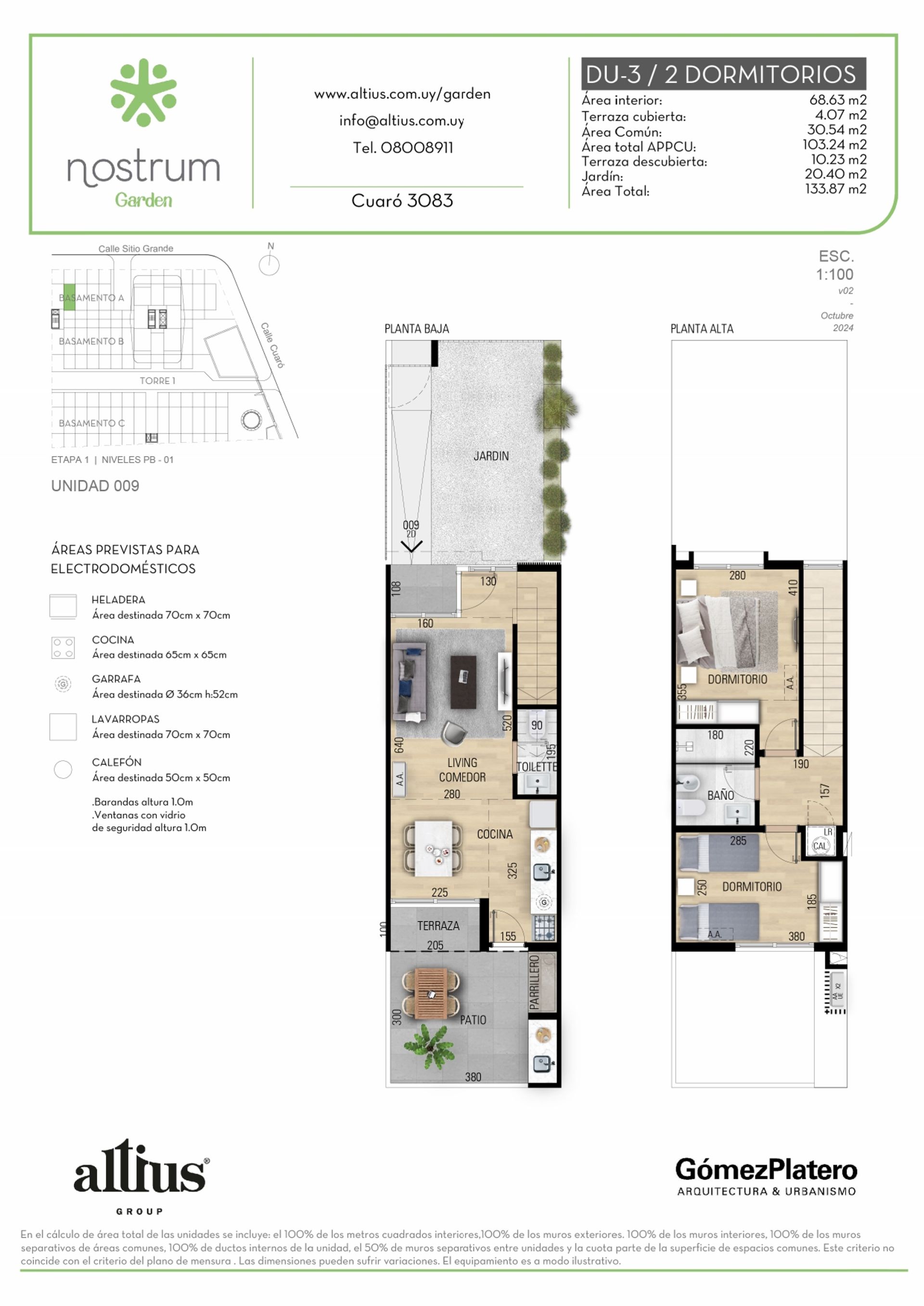 VENTA DUPLEX 2 DORMITORIOS NOSTRUM GARDEN PRADO - 1