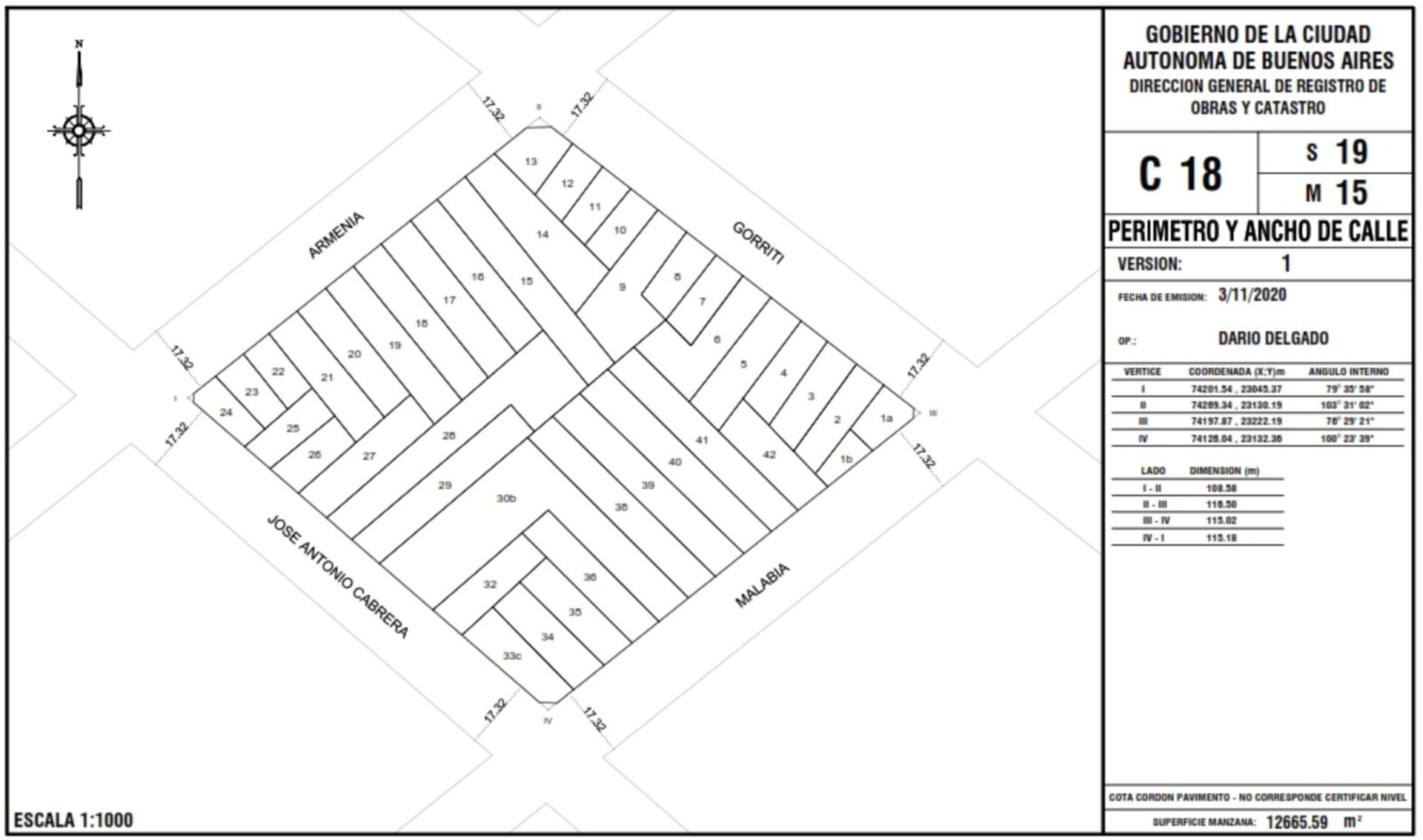 Lote en Venta en Palermo, Capital Federal
