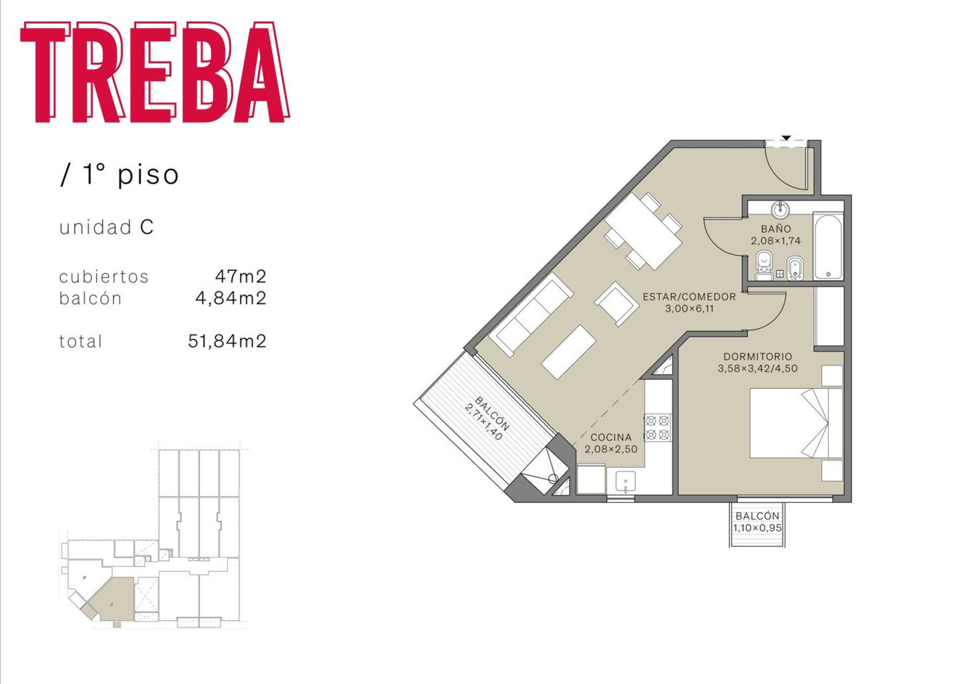 Venta depto 2 Ambientes de Categoría Monserrat - 5