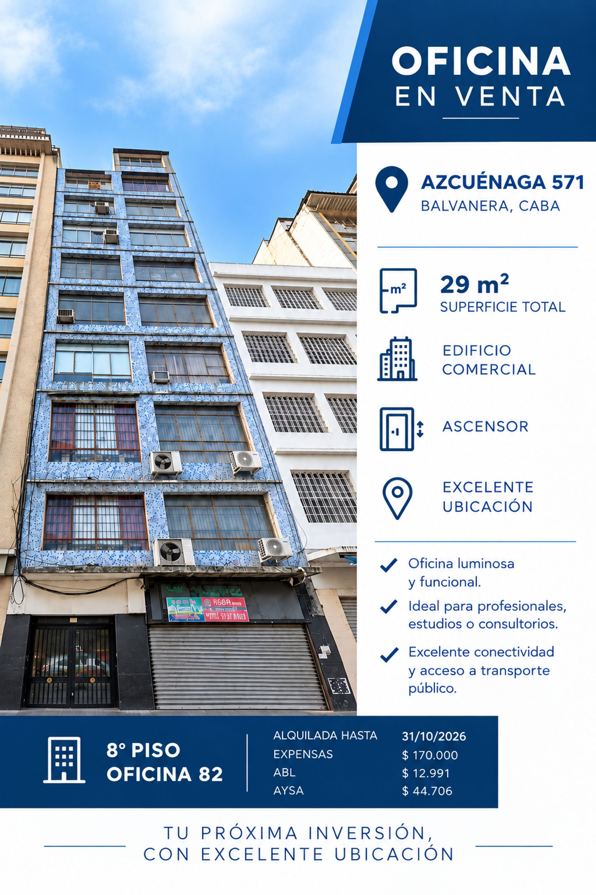 Oficina en Venta en Balvanera, Capital Federal