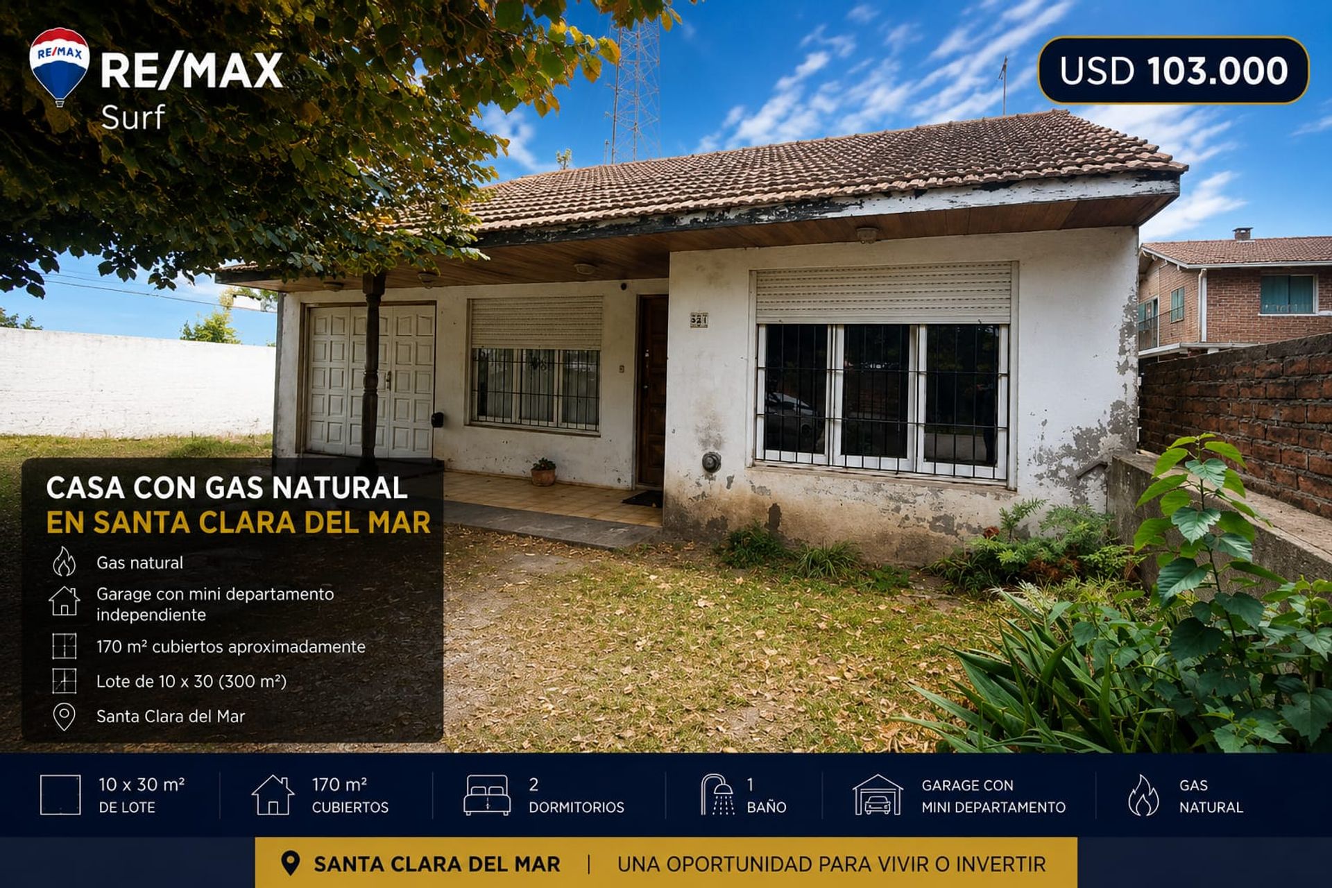 Casa en Venta en Mar Chiquita, Buenos Aires Interior