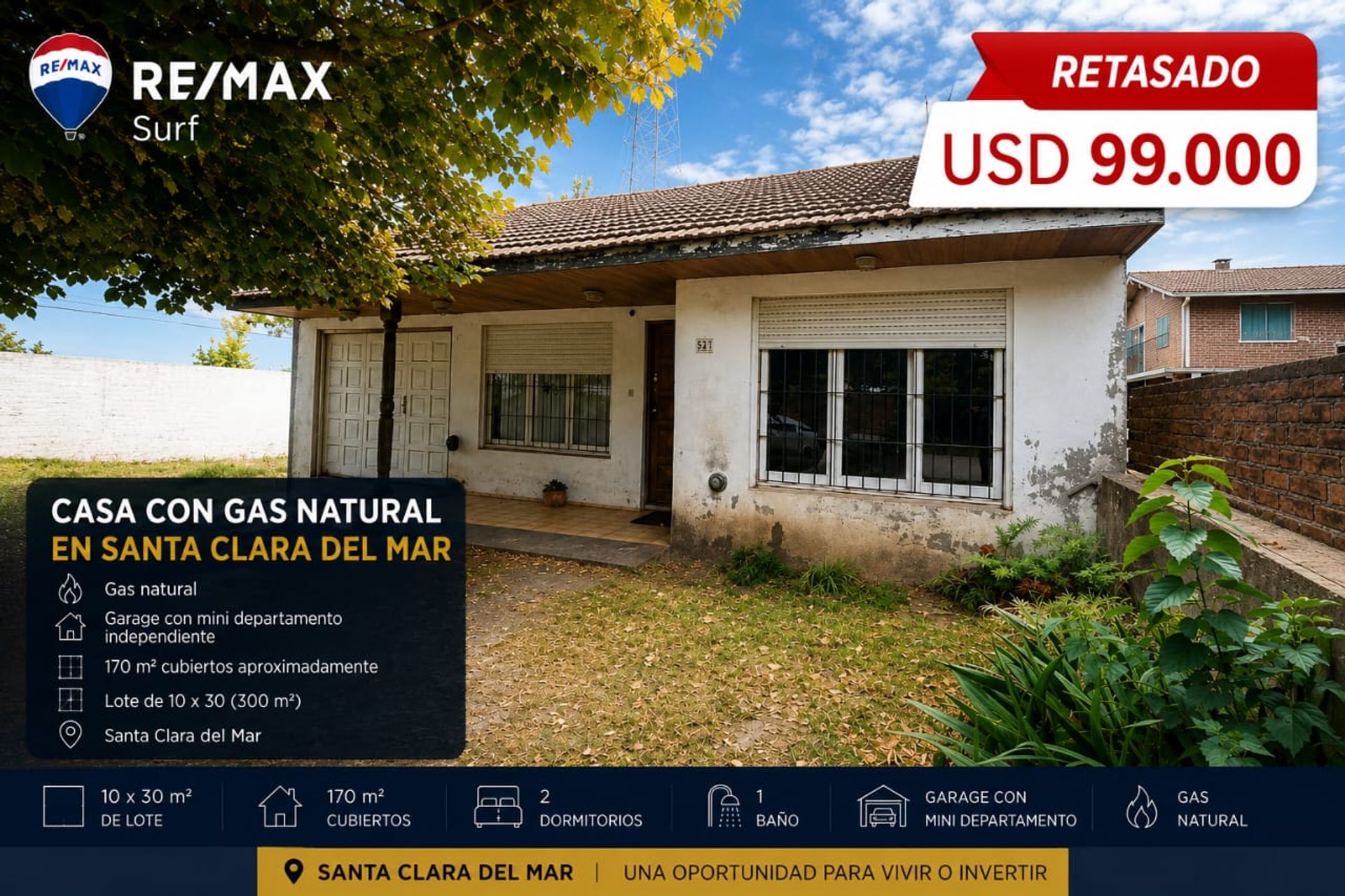 Casa en Venta en Mar Chiquita, Buenos Aires Interior