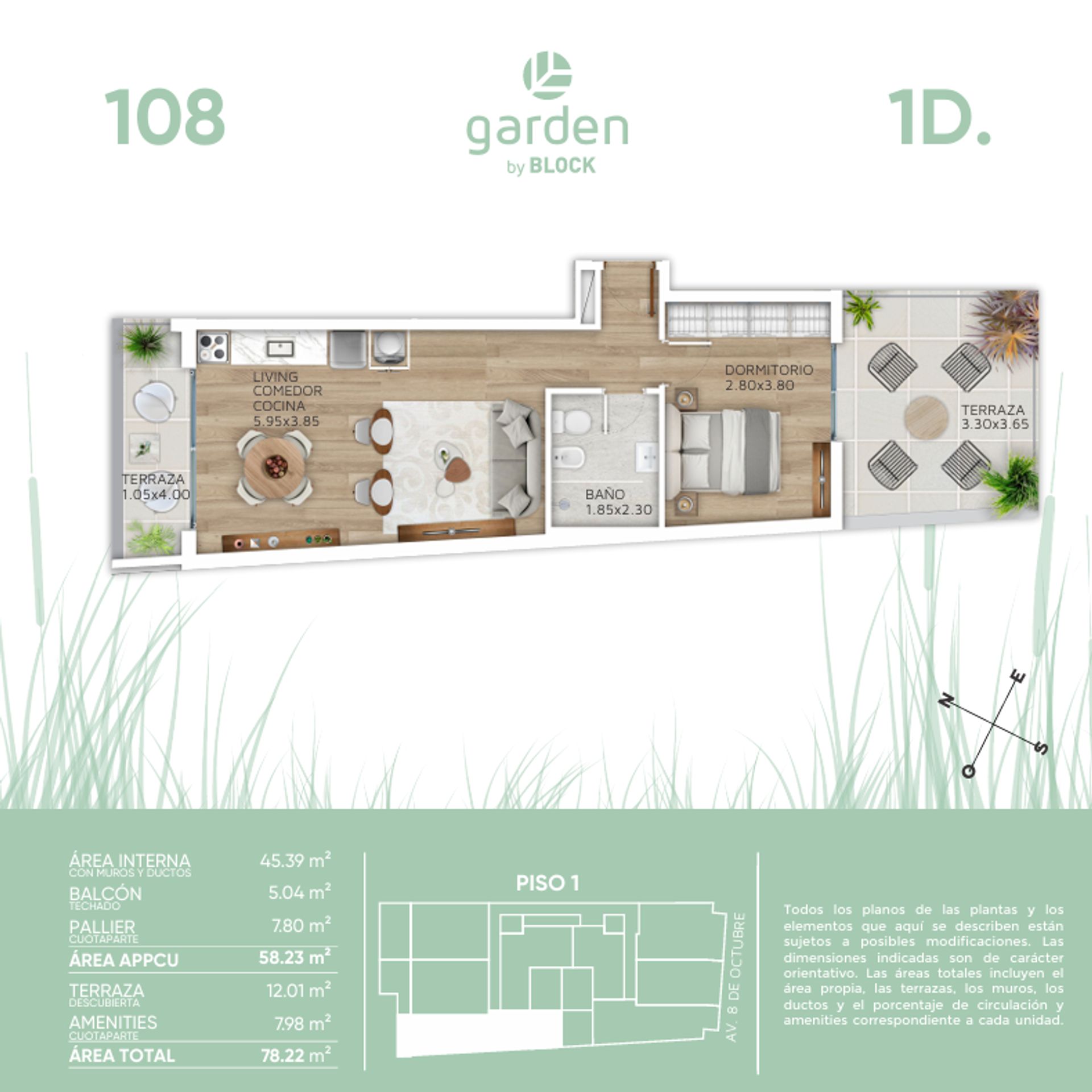 Venta Apartamento 1 Dormitorio Patio La Blanqueada - 2