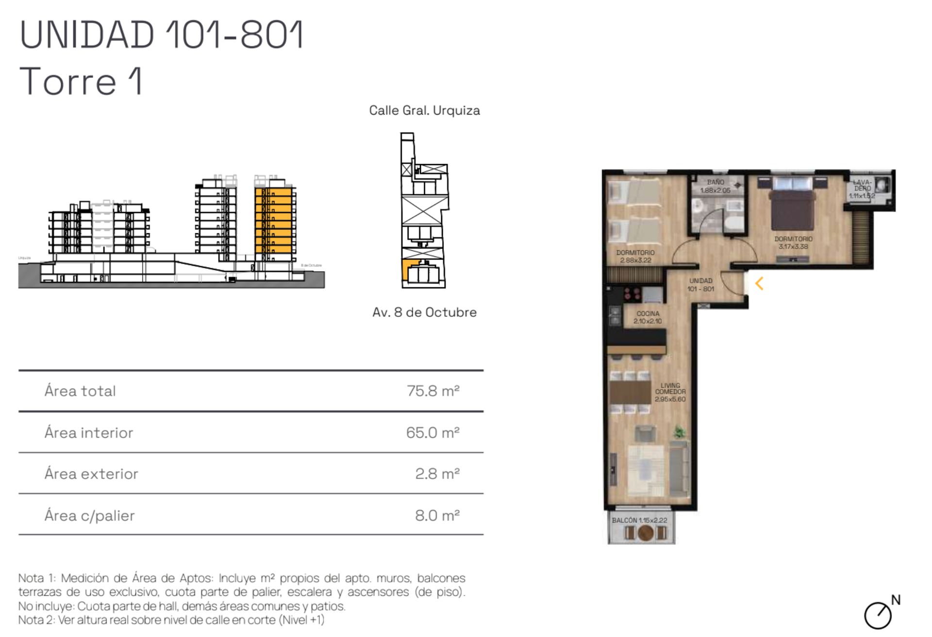 VENTA APARTAMENTO 2 DORM BALCÓN LA BLANQUEADA POZO
