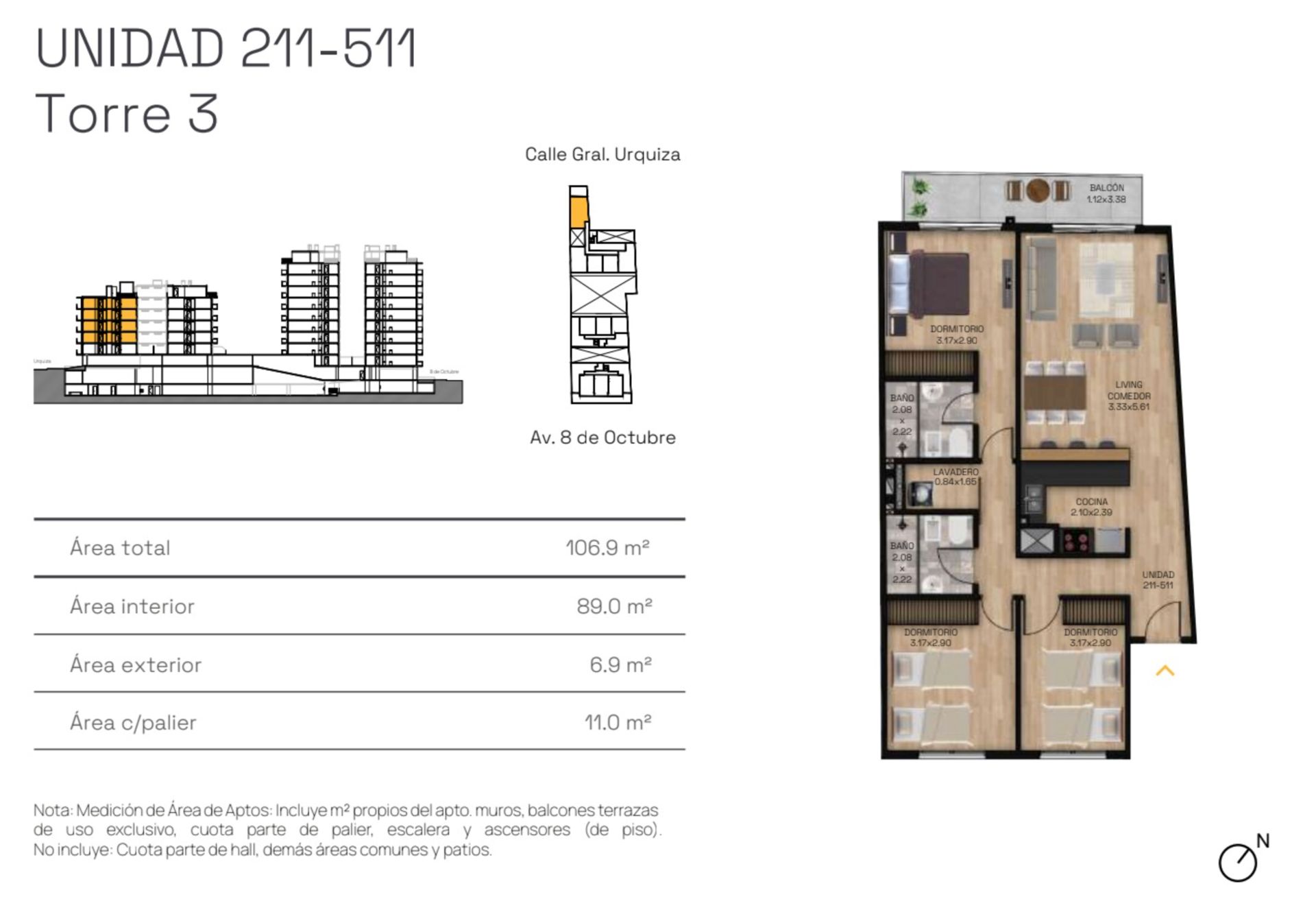 VENTA APTO 3 DORM 2 BAÑOS BALCÓN LA BLANQUEADA