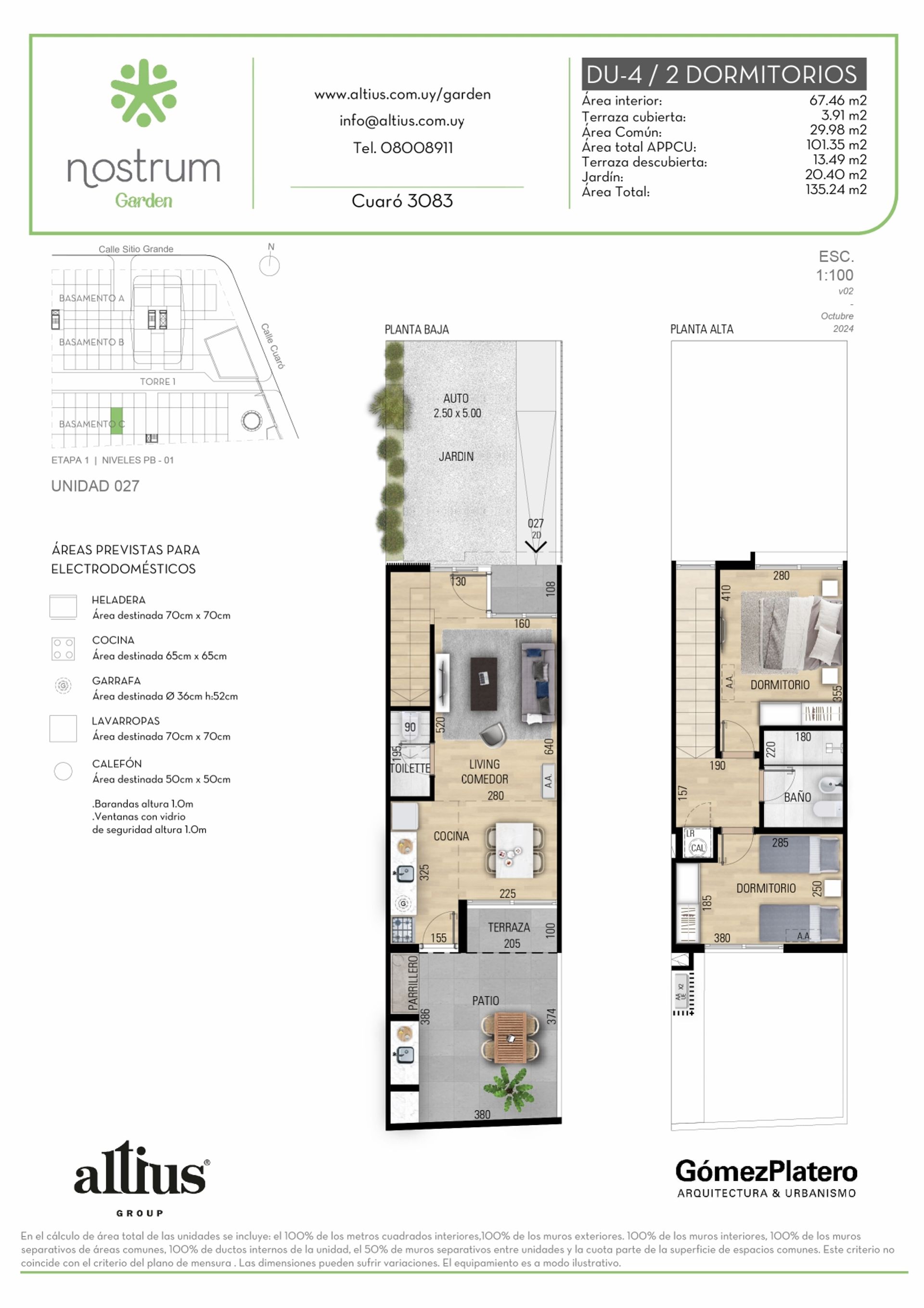 VENTA DUPLEX 2 DORMITORIOS NOSTRUM GARDEN PRADO - 1