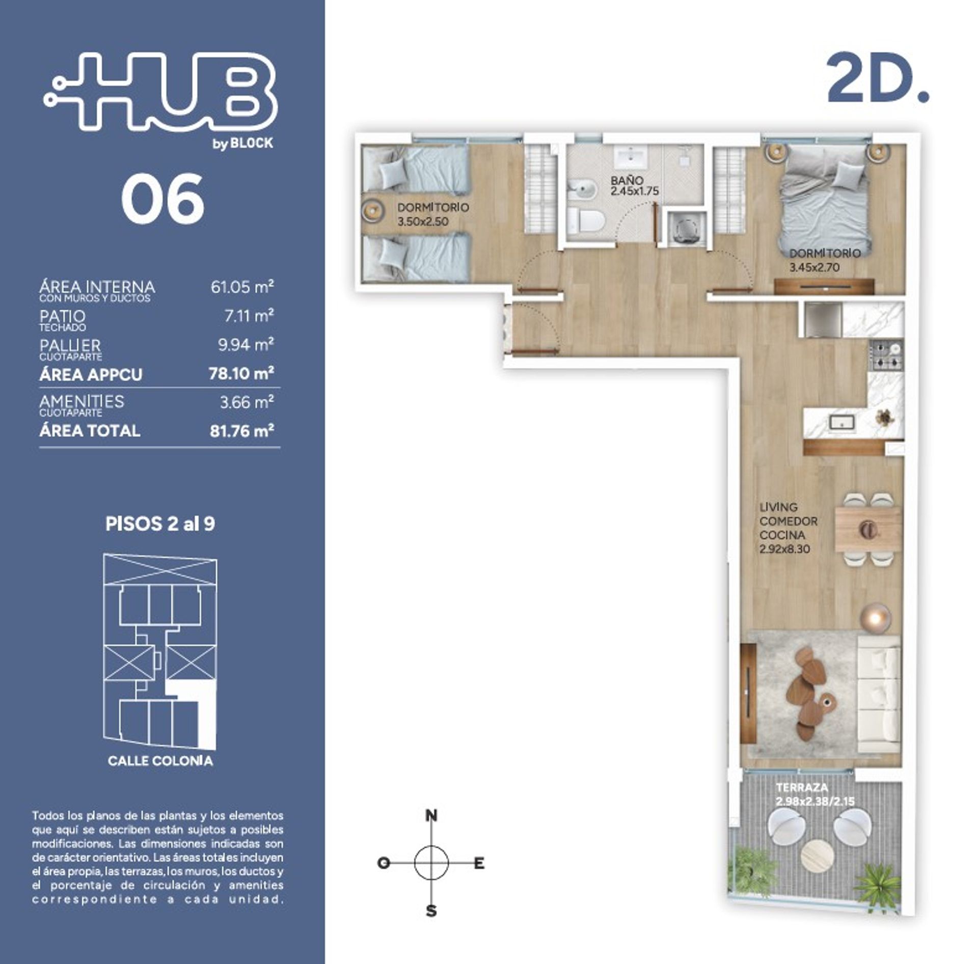 Venta 2 dorm al frente en Cordon con Amenities - 2