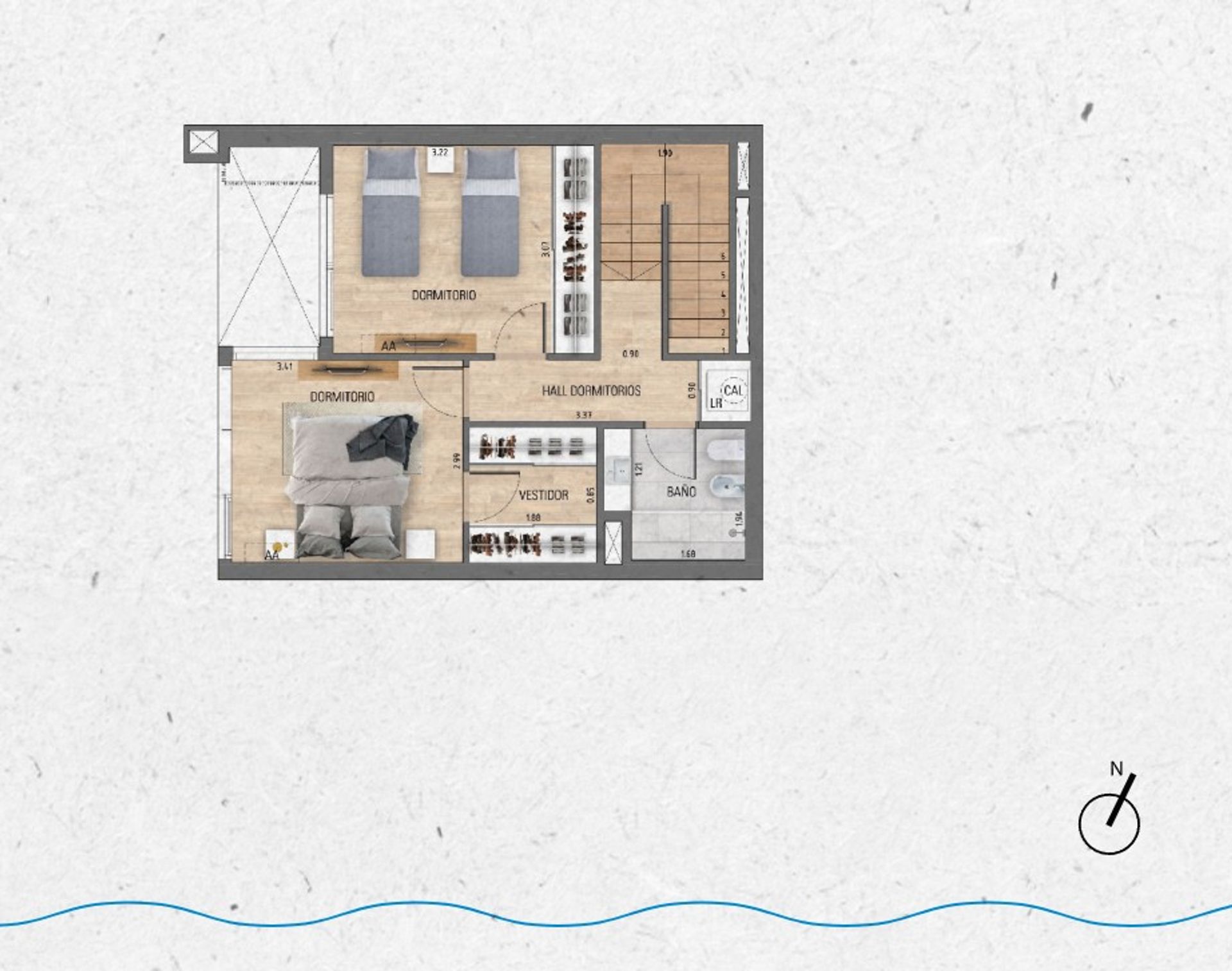 VENTA Duplex 3 dormitorios Lago Calcagno - 2