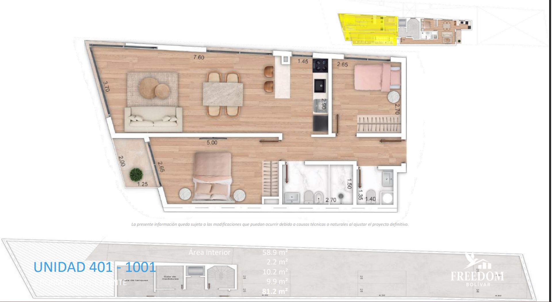 VENTA 2 DORM , TERRAZA, POCITOS, POZO - 10