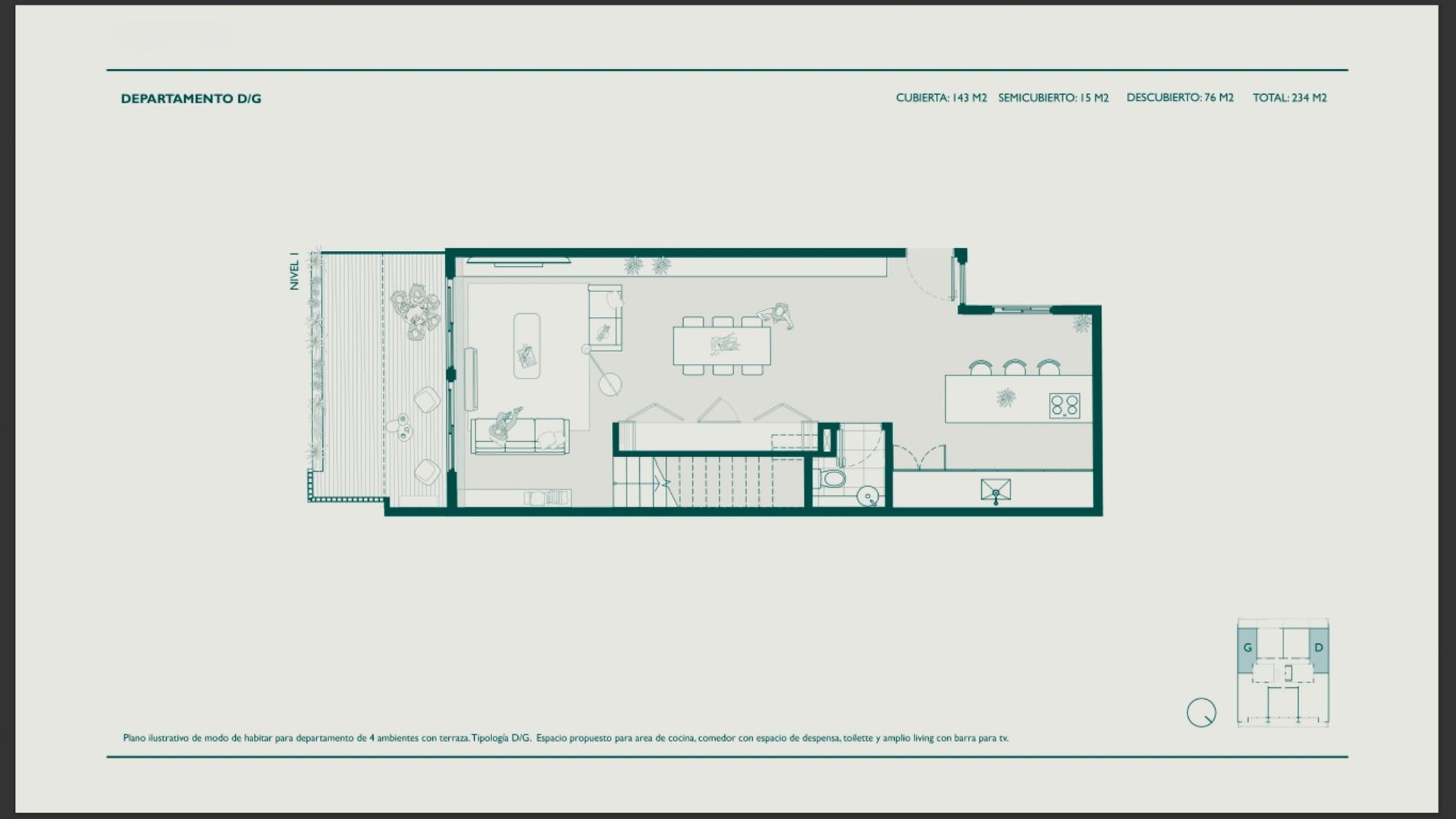VENTA DPTO 5AMB C/BCON Y TERRAZA. A ESTRENAR - 15