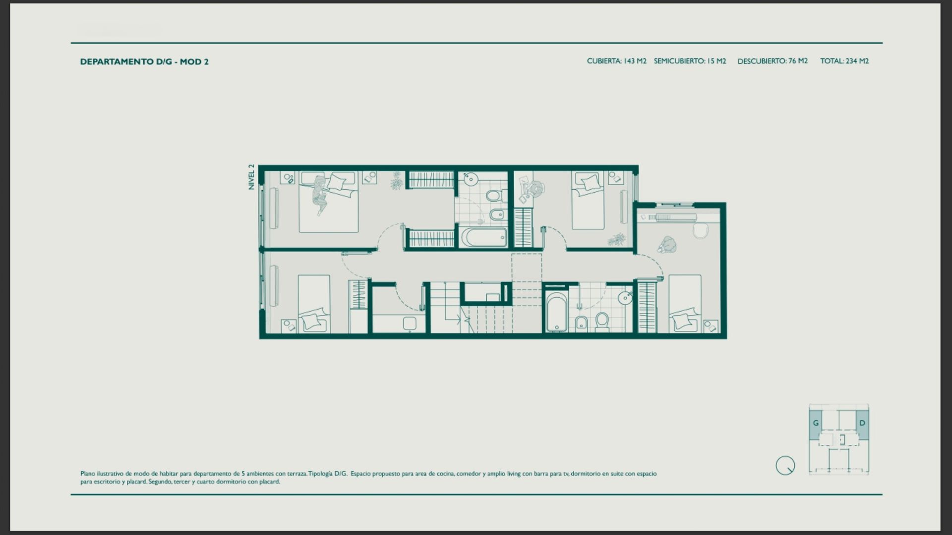 VENTA DPTO 5AMB C/BCON Y TERRAZA. A ESTRENAR - 17